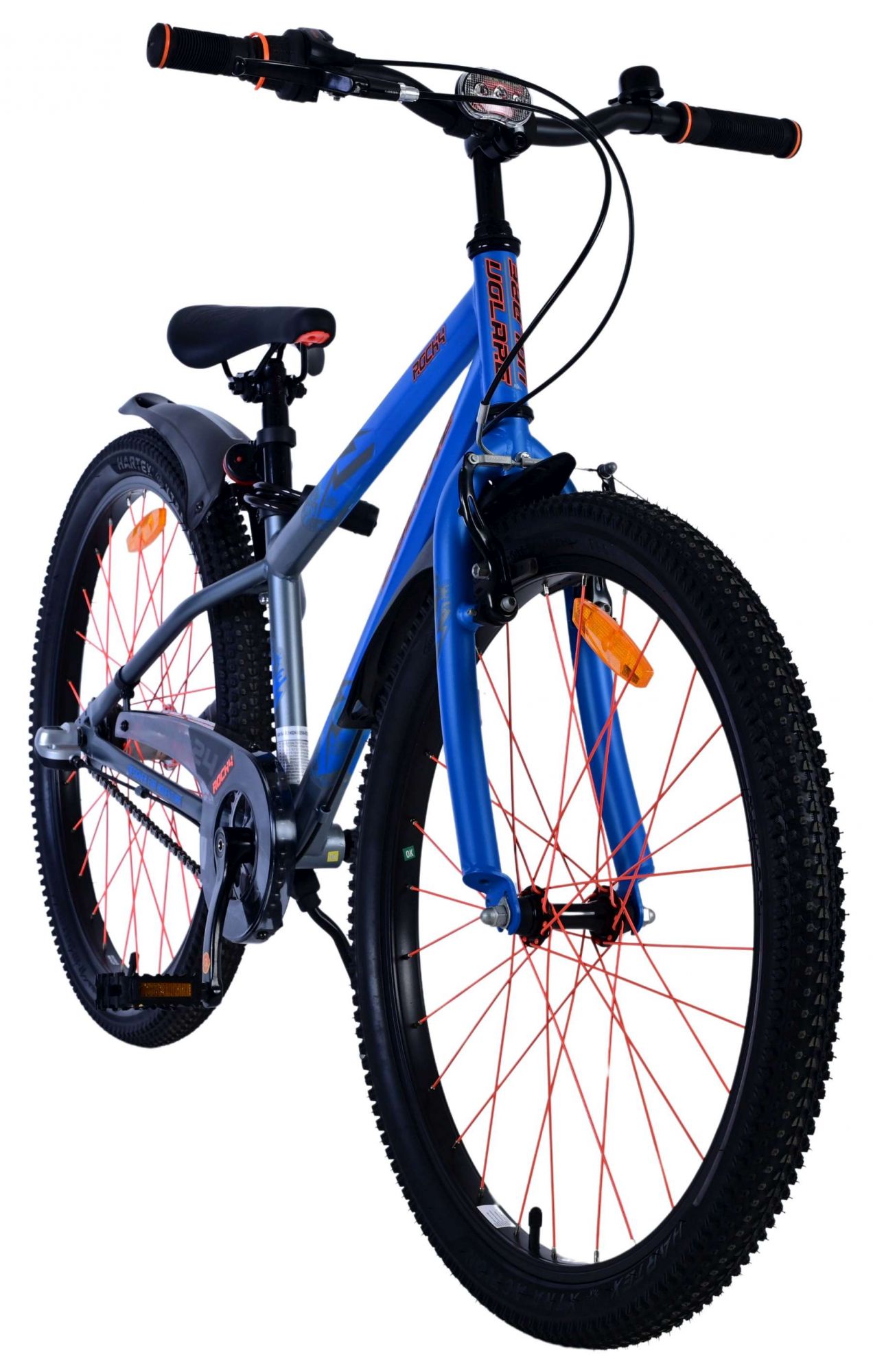 Volare Rocky Kinderfiets - 24 inch - Blauw - Shimano Nexus 3 versnellingen 6 Volare Rocky Kinderfiets - 24 inch - Blauw - Shimano Nexus 3 versnellingen - Afbeelding 6