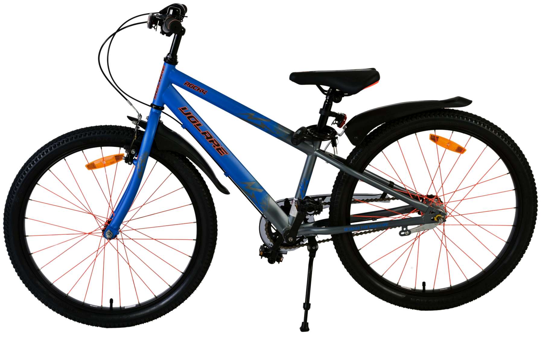 Volare Rocky Kinderfiets - 24 inch - Blauw - Shimano Nexus 3 versnellingen 8 Volare Rocky Kinderfiets - 24 inch - Blauw - Shimano Nexus 3 versnellingen - Afbeelding 8