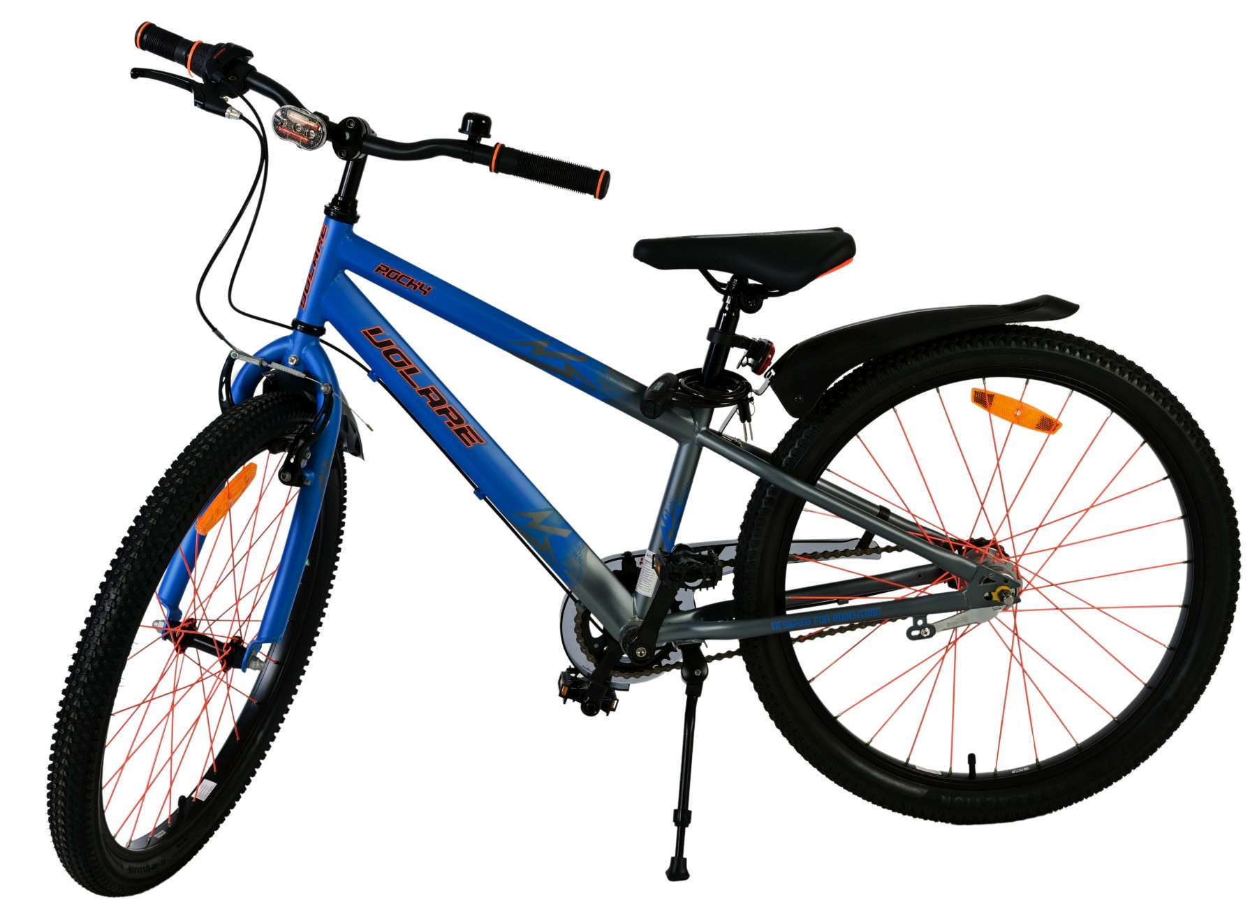 Volare Rocky Kinderfiets - 24 inch - Blauw - Shimano Nexus 3 versnellingen 9 Volare Rocky Kinderfiets - 24 inch - Blauw - Shimano Nexus 3 versnellingen - Afbeelding 9