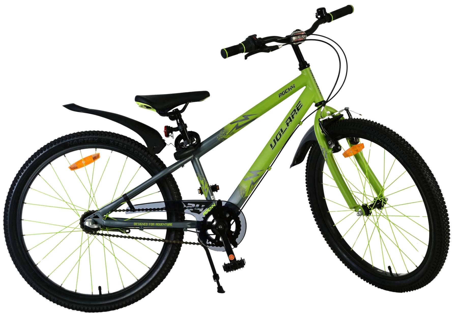 Volare Rocky Kinderfiets - 24 inch - Groen - Shimano Nexus 3 versnellingen 2 Volare Rocky Kinderfiets - 24 inch - Groen - Shimano Nexus 3 versnellingen - Afbeelding 2