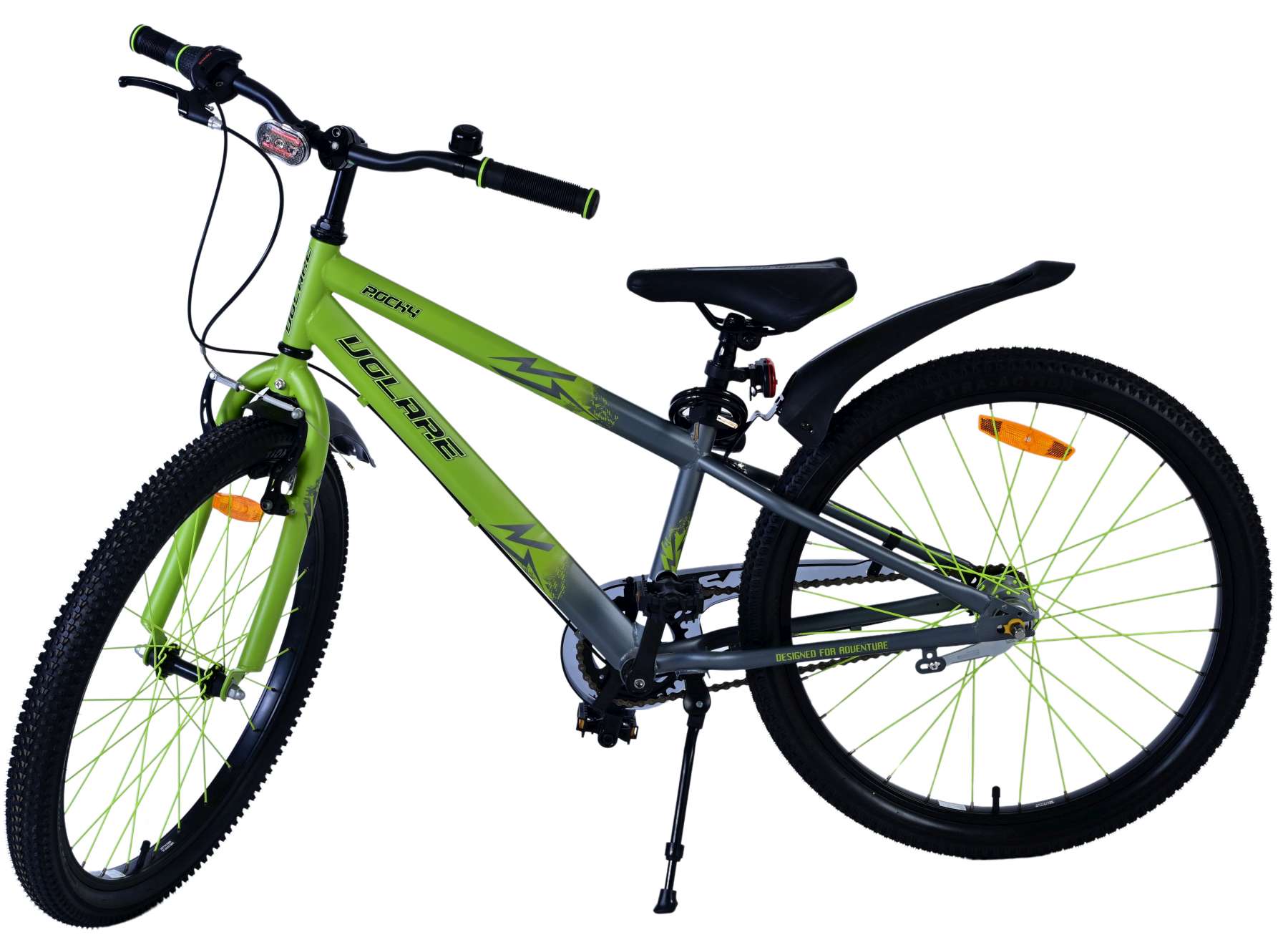 Volare Rocky Kinderfiets - 24 inch - Groen - Shimano Nexus 3 versnellingen 10 Volare Rocky Kinderfiets - 24 inch - Groen - Shimano Nexus 3 versnellingen - Afbeelding 10