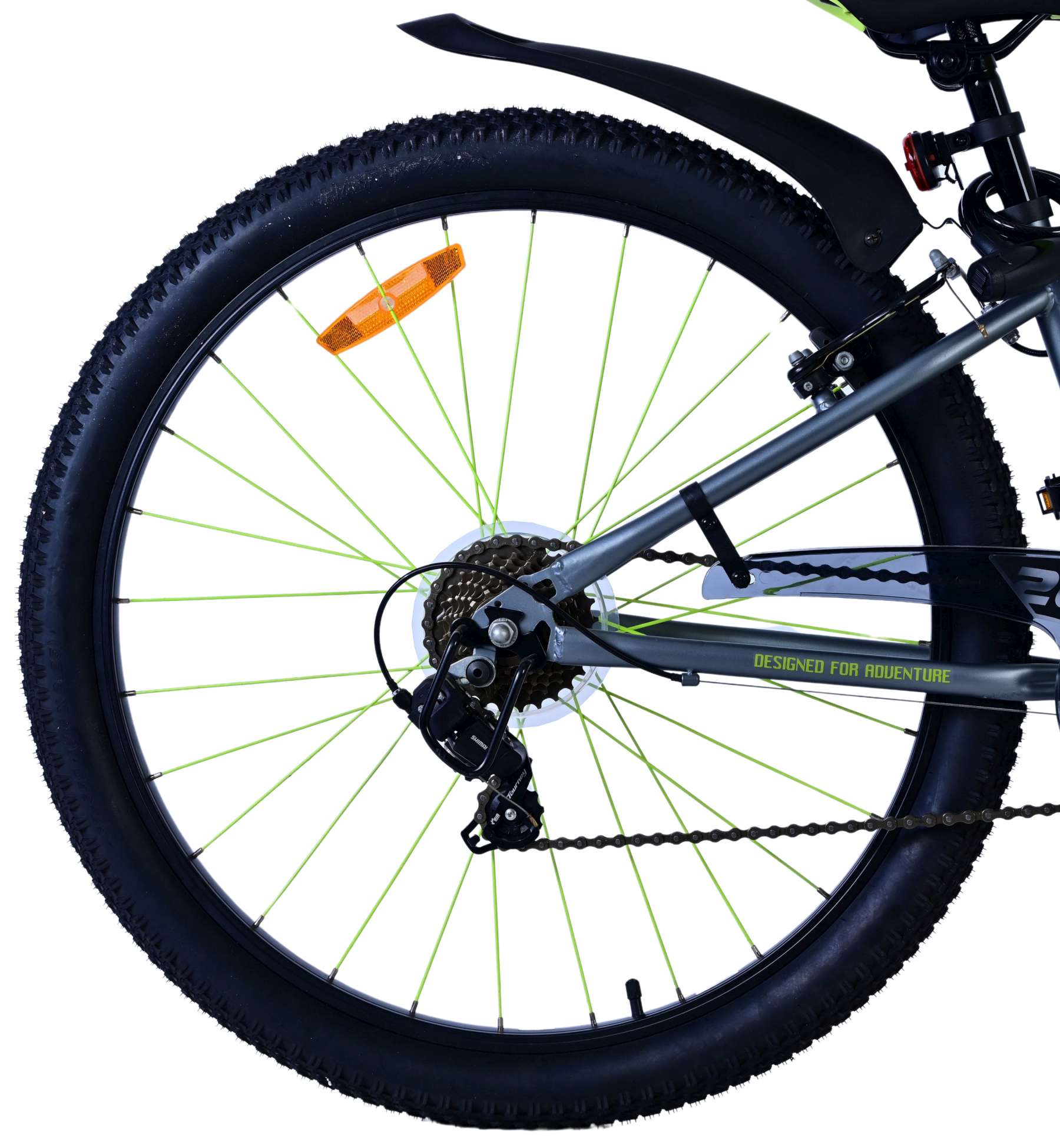 Volare Rocky Kinderfiets - 26 inch – Groen – 7 versnellingen 2 Volare Rocky Kinderfiets - 26 inch – Groen – 7 versnellingen - Afbeelding 2