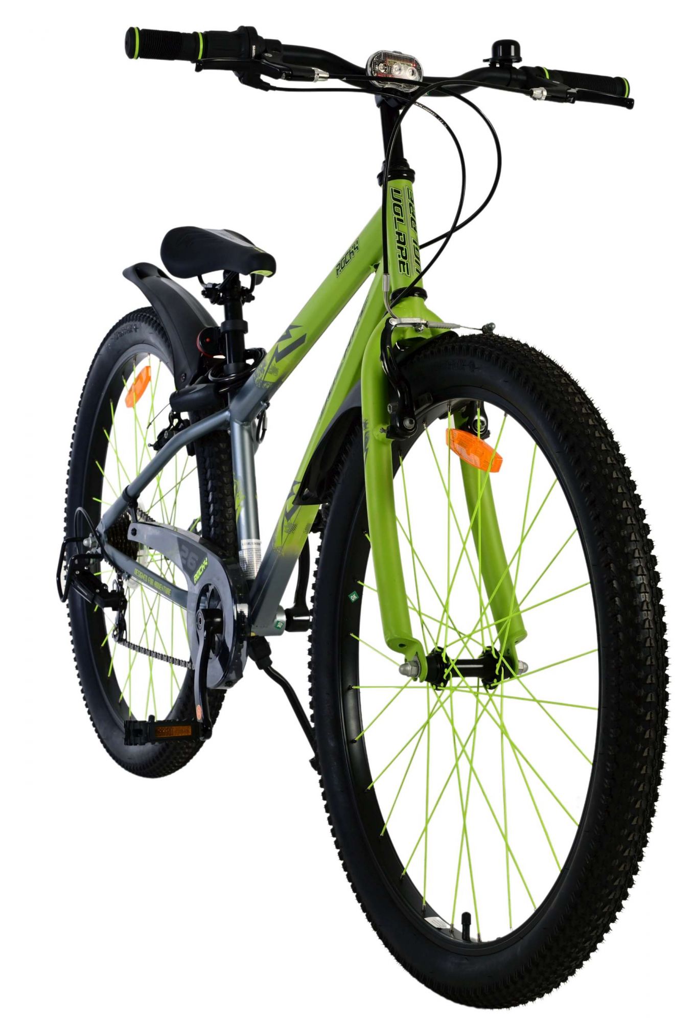 Volare Rocky Kinderfiets - 26 inch – Groen – 7 versnellingen 6 Volare Rocky Kinderfiets - 26 inch – Groen – 7 versnellingen - Afbeelding 6