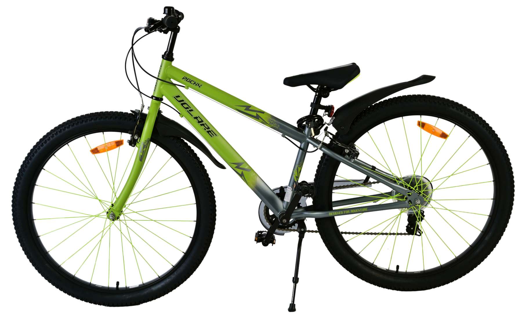 Volare Rocky Kinderfiets - 26 inch – Groen – 7 versnellingen 8 Volare Rocky Kinderfiets - 26 inch – Groen – 7 versnellingen - Afbeelding 8