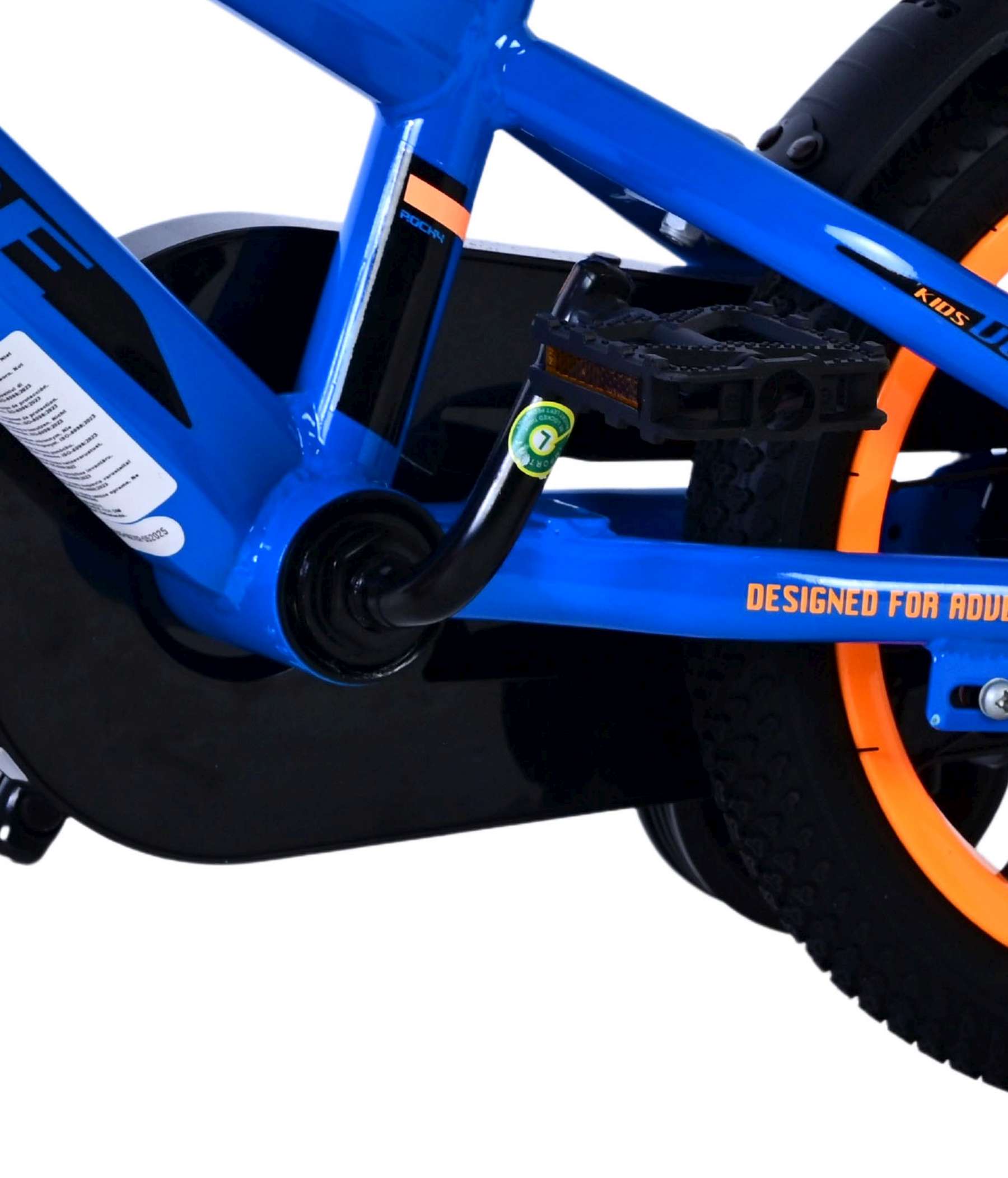 Volare Rocky Kinderfiets - Jongens - 12 inch - Blauw 9 Volare Rocky Kinderfiets - Jongens - 12 inch - Blauw - Afbeelding 9