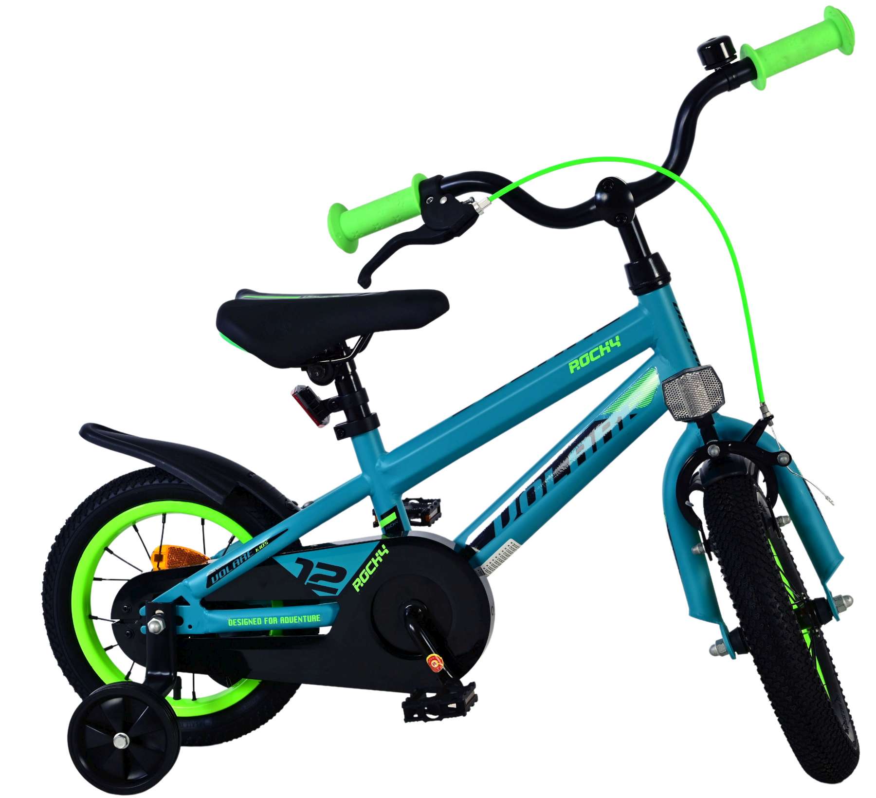 Volare Rocky Kinderfiets - Jongens - 12 inch - Groen 10 Volare Rocky Kinderfiets - Jongens - 12 inch - Groen - Afbeelding 10