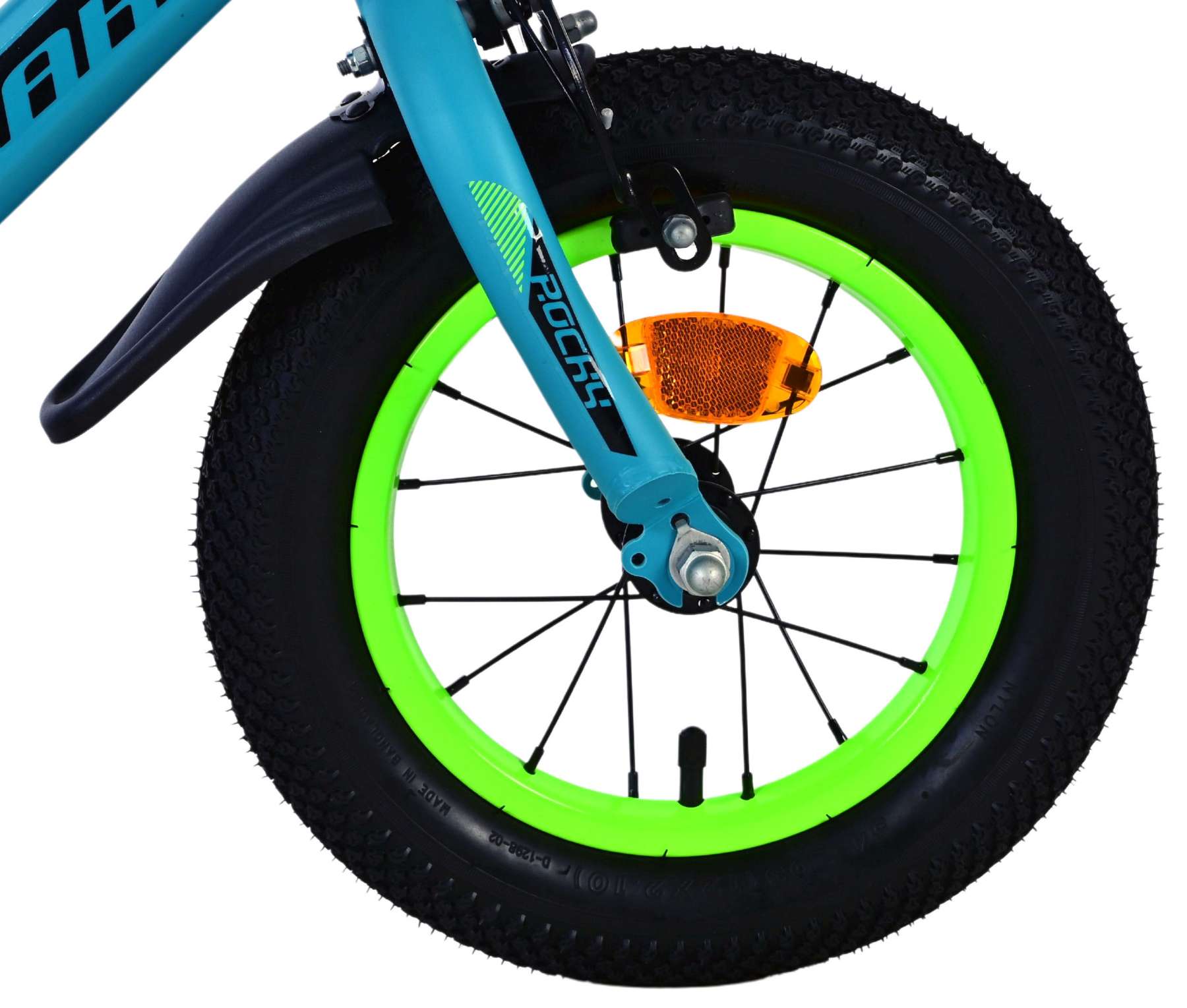 Volare Rocky Kinderfiets - Jongens - 12 inch - Groen 3 Volare Rocky Kinderfiets - Jongens - 12 inch - Groen - Afbeelding 3