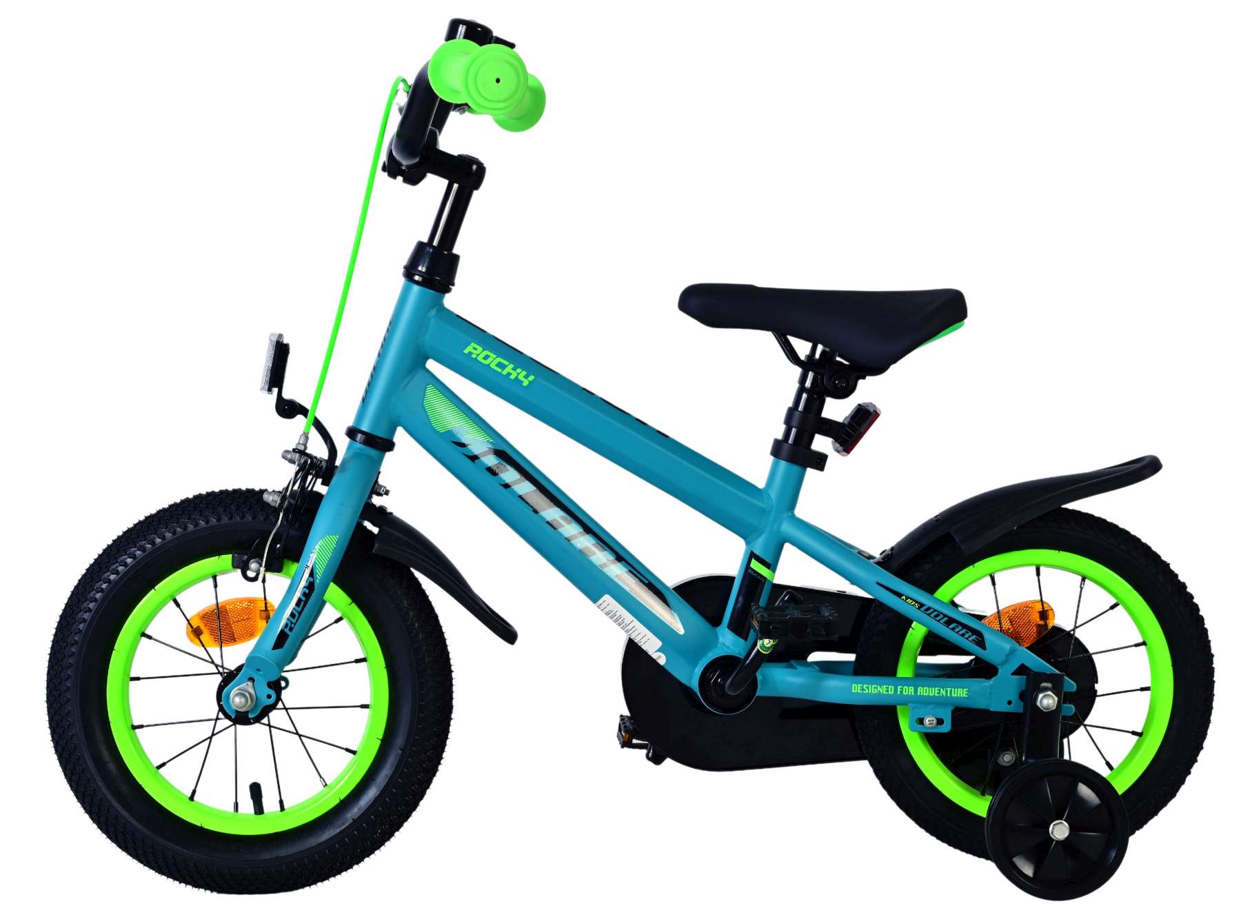 Volare Rocky Kinderfiets - Jongens - 12 inch - Groen 7 Volare Rocky Kinderfiets - Jongens - 12 inch - Groen - Afbeelding 7