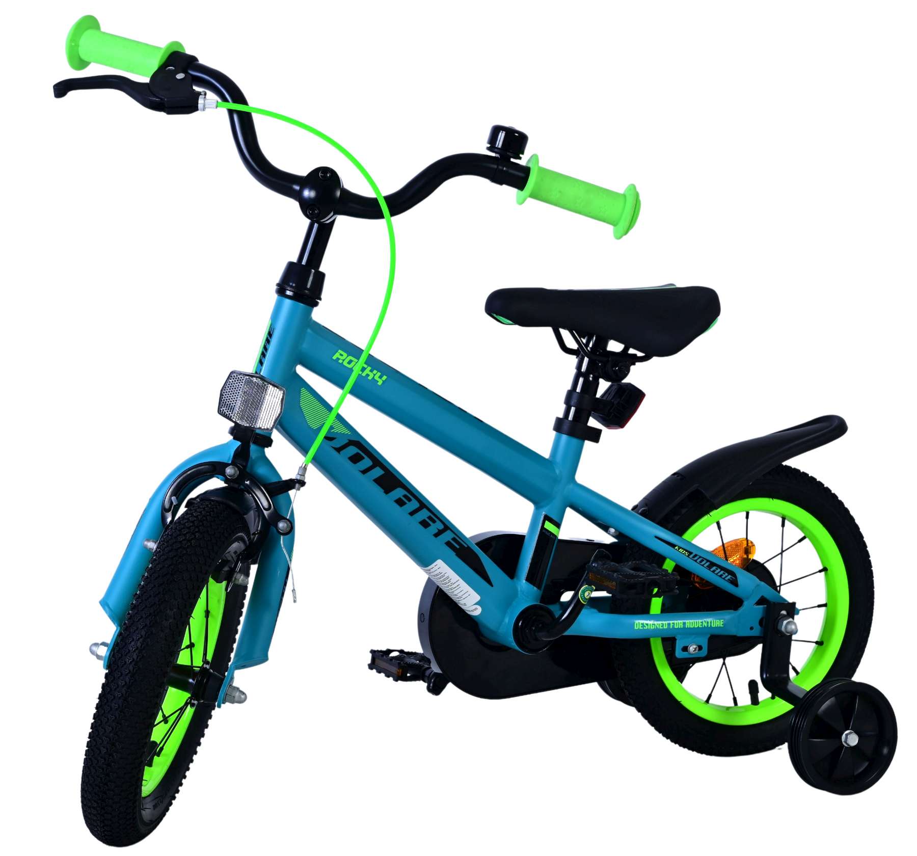 Volare Rocky Kinderfiets - Jongens - 12 inch - Groen 8 Volare Rocky Kinderfiets - Jongens - 12 inch - Groen - Afbeelding 8