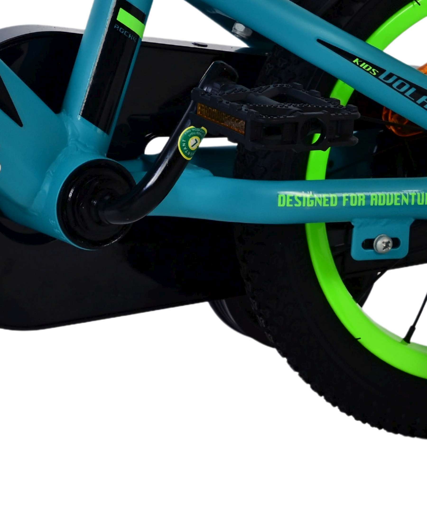 Volare Rocky Kinderfiets - Jongens - 12 inch - Groen 9 Volare Rocky Kinderfiets - Jongens - 12 inch - Groen - Afbeelding 9