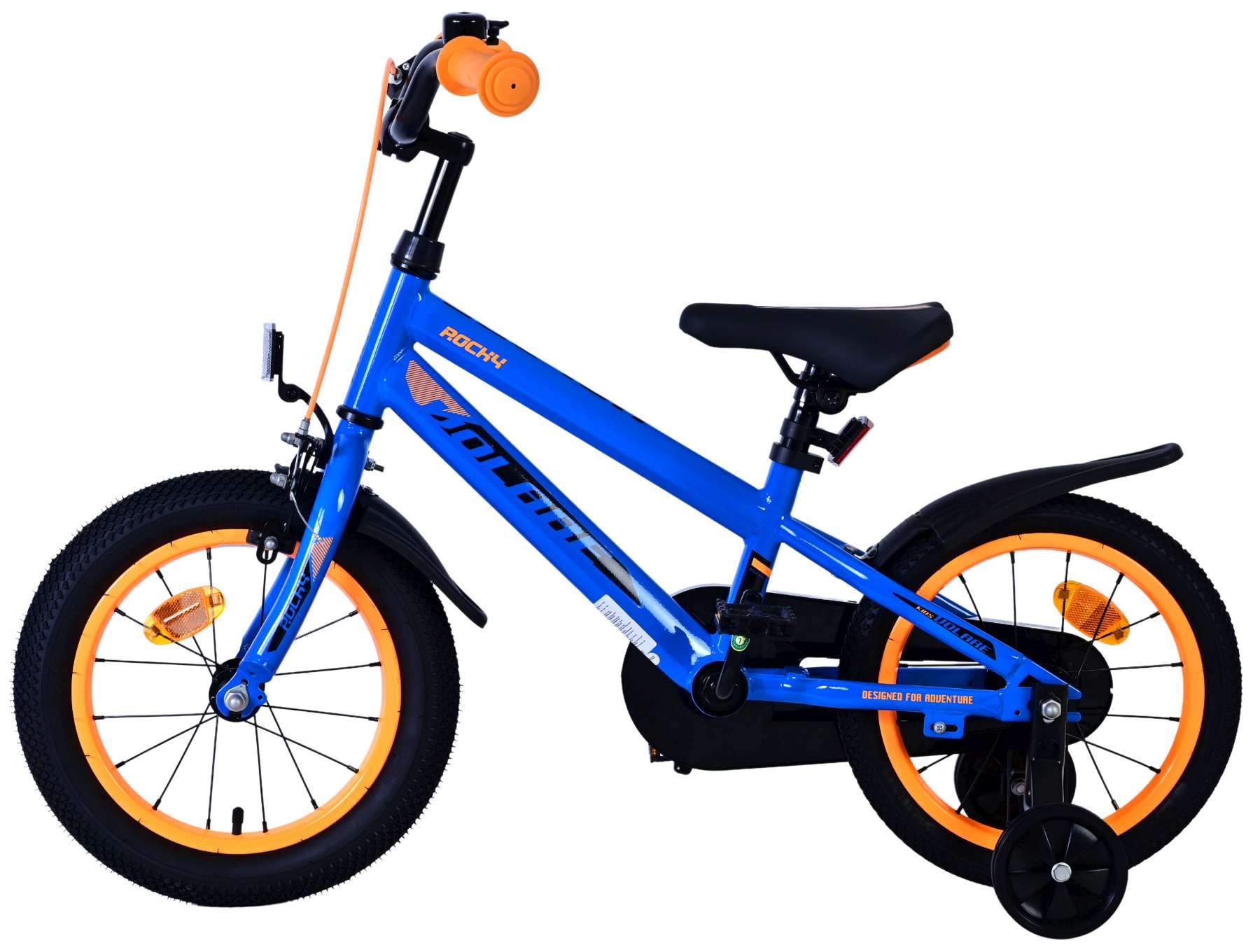 Volare Rocky Kinderfiets - Jongens - 14 inch - Blauw 7 Volare Rocky Kinderfiets - Jongens - 14 inch - Blauw - Afbeelding 7