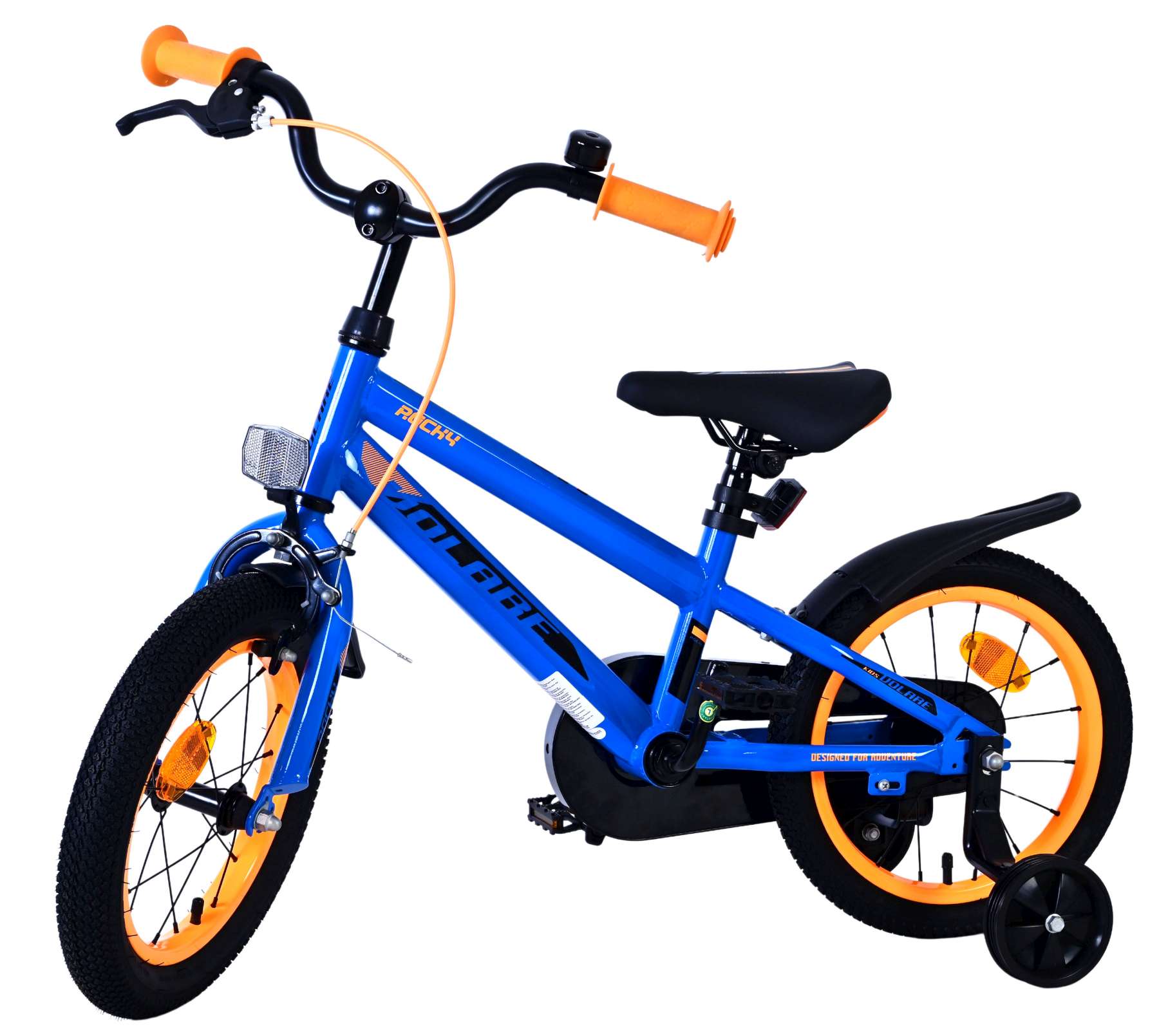 Volare Rocky Kinderfiets - Jongens - 14 inch - Blauw 8 Volare Rocky Kinderfiets - Jongens - 14 inch - Blauw - Afbeelding 8