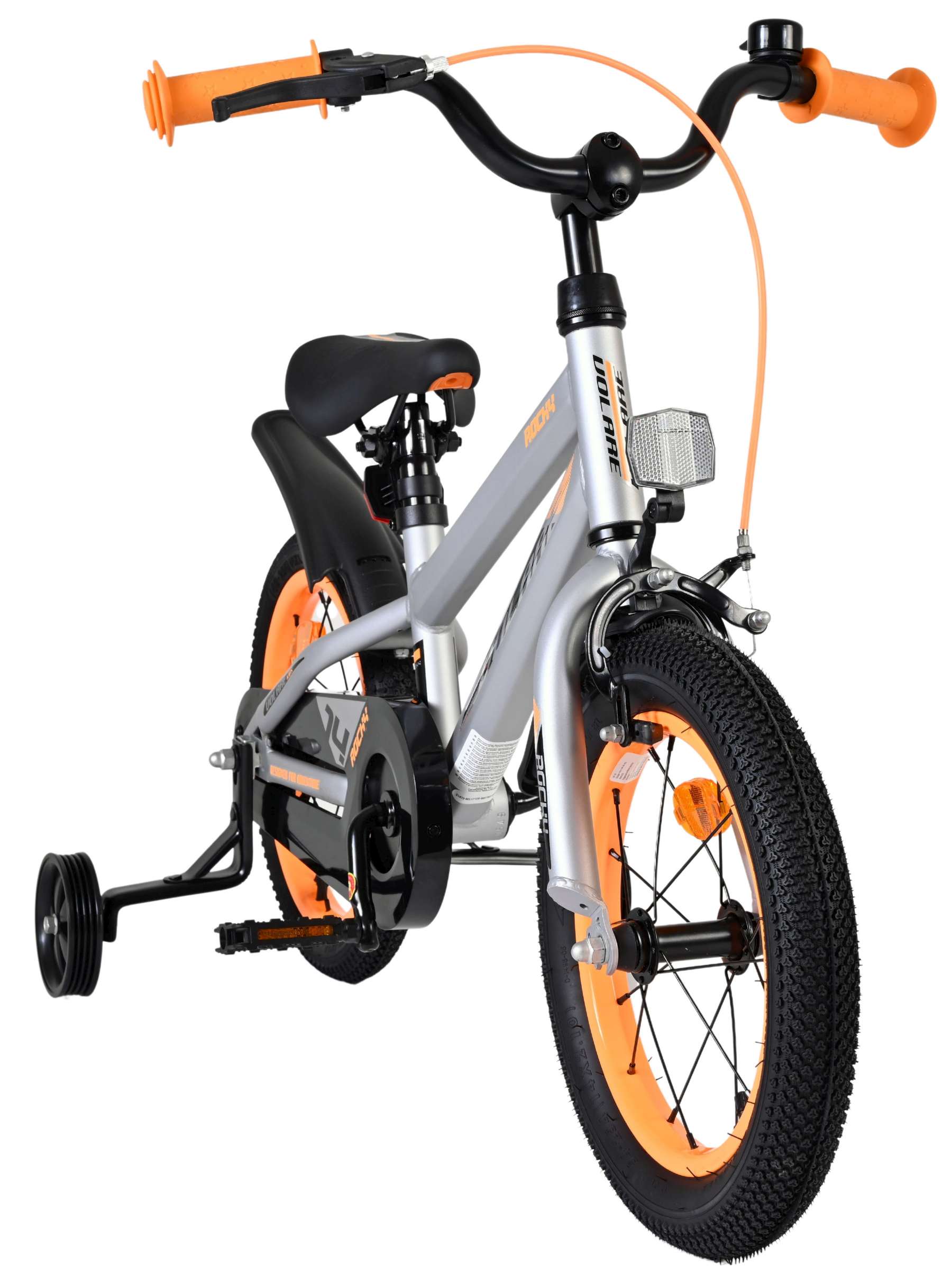Volare Rocky Kinderfiets - Jongens - 14 inch - Grijs 5 Volare Rocky Kinderfiets - Jongens - 14 inch - Grijs - Afbeelding 5