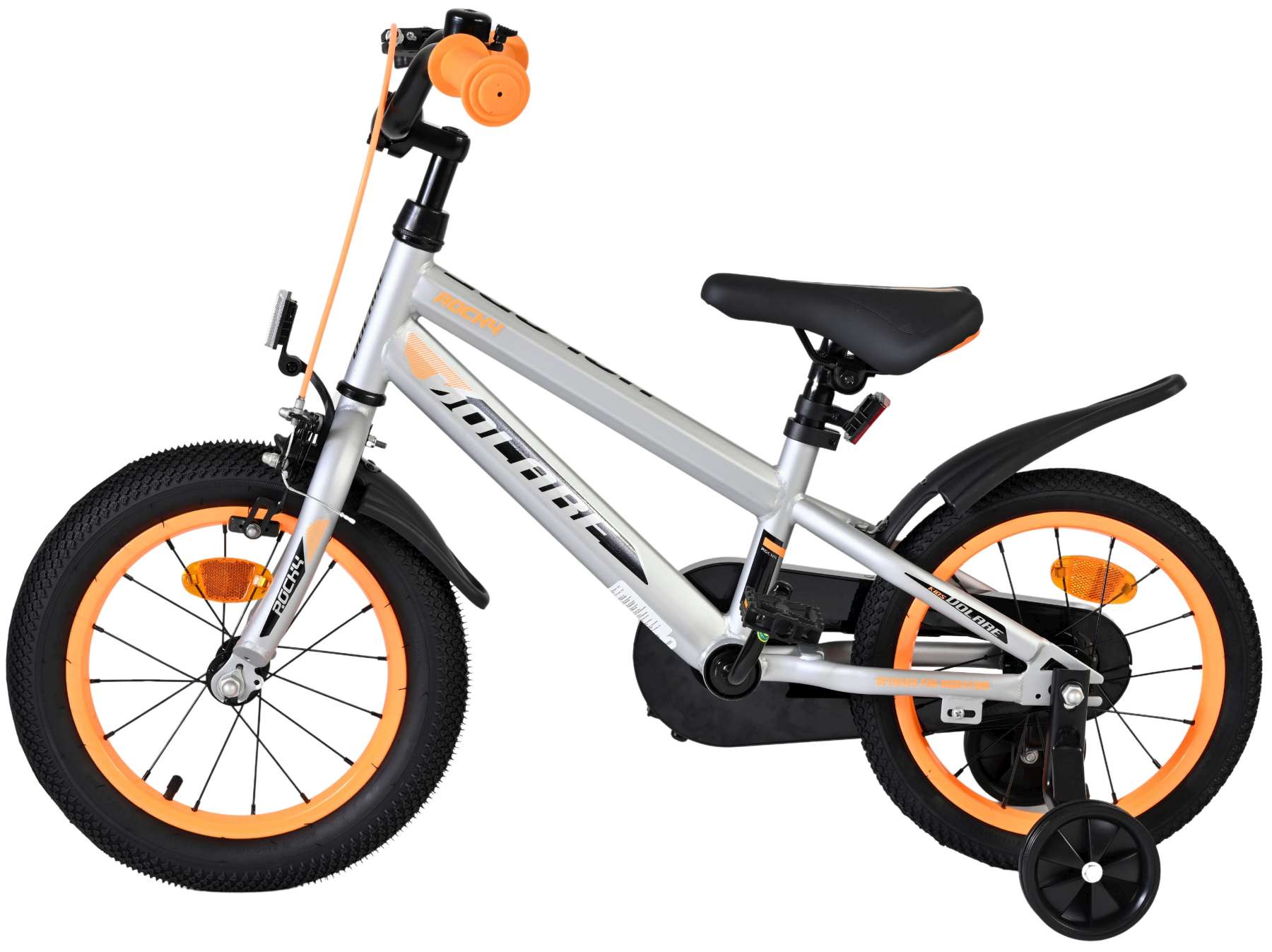 Volare Rocky Kinderfiets - Jongens - 14 inch - Grijs 7 Volare Rocky Kinderfiets - Jongens - 14 inch - Grijs - Afbeelding 7