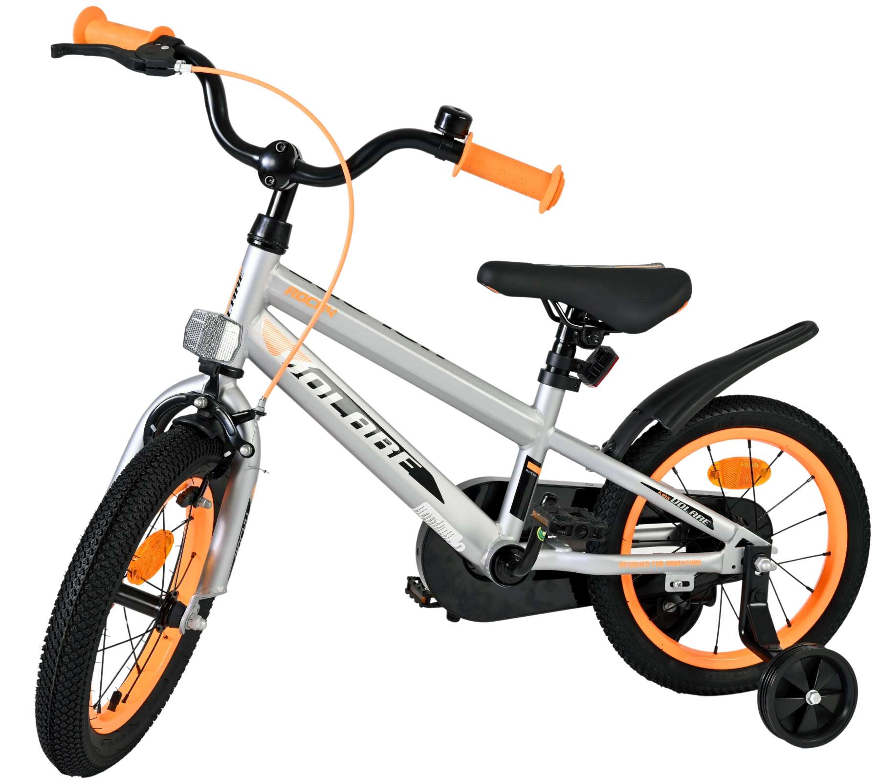 Volare Rocky Kinderfiets - Jongens - 14 inch - Grijs 8 Volare Rocky Kinderfiets - Jongens - 14 inch - Grijs - Afbeelding 8