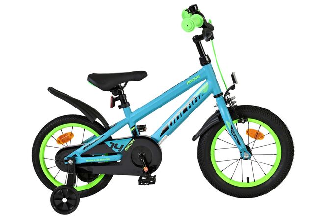 Volare Rocky Kinderfiets - Jongens - 14 inch - Groen 1 Volare Rocky Kinderfiets - Jongens - 14 inch - Groen