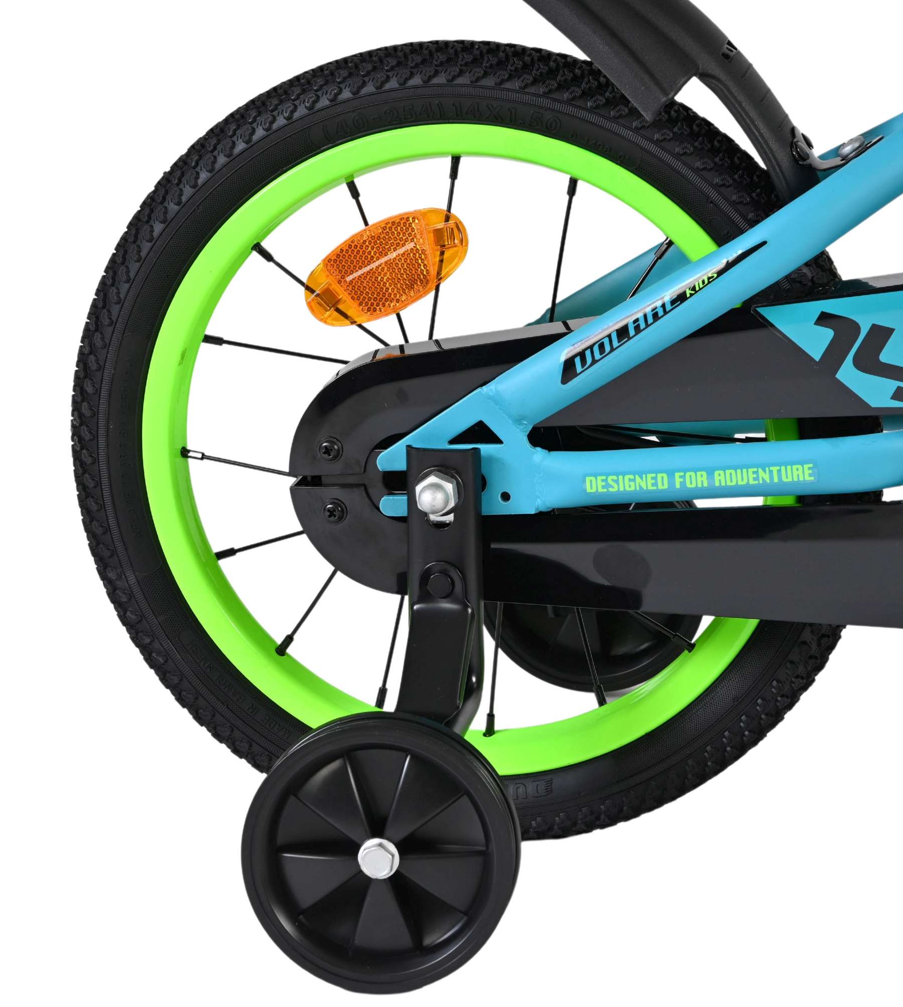 Volare Rocky Kinderfiets - Jongens - 14 inch - Groen 2 Volare Rocky Kinderfiets - Jongens - 14 inch - Groen - Afbeelding 2