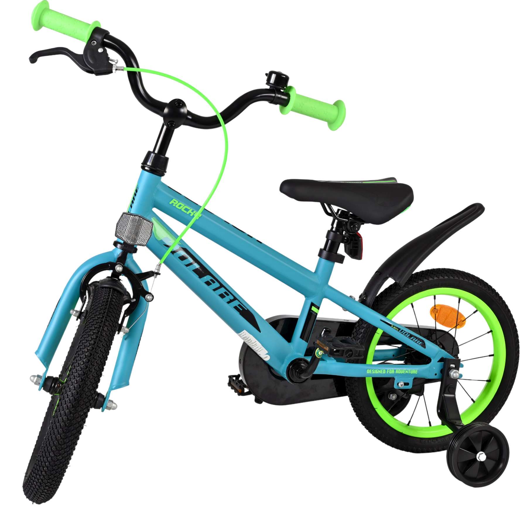 Volare Rocky Kinderfiets - Jongens - 14 inch - Groen 8 Volare Rocky Kinderfiets - Jongens - 14 inch - Groen - Afbeelding 8