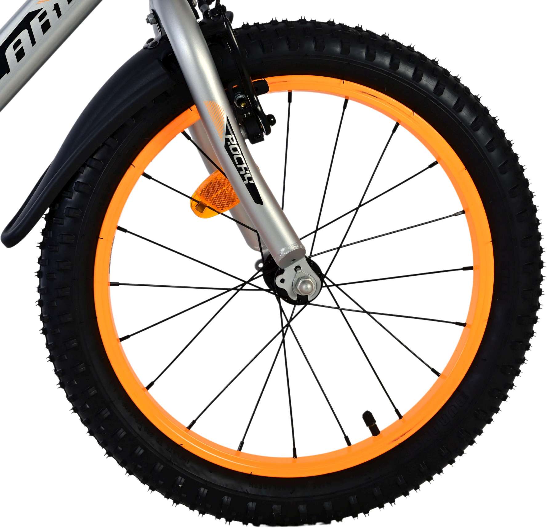 Volare Rocky Kinderfiets - Jongens - 18 inch - Grijs 3 Volare Rocky Kinderfiets - Jongens - 18 inch - Grijs - Afbeelding 3