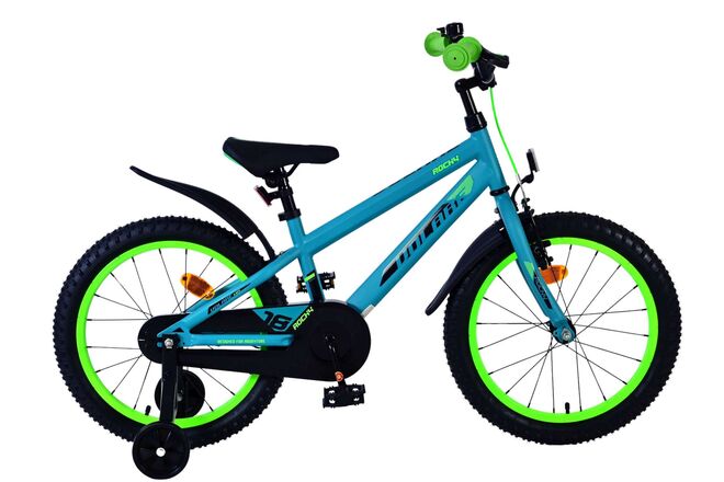 Volare Rocky Kinderfiets - Jongens - 18 inch - Groen 1 Volare Rocky Kinderfiets - Jongens - 18 inch - Groen