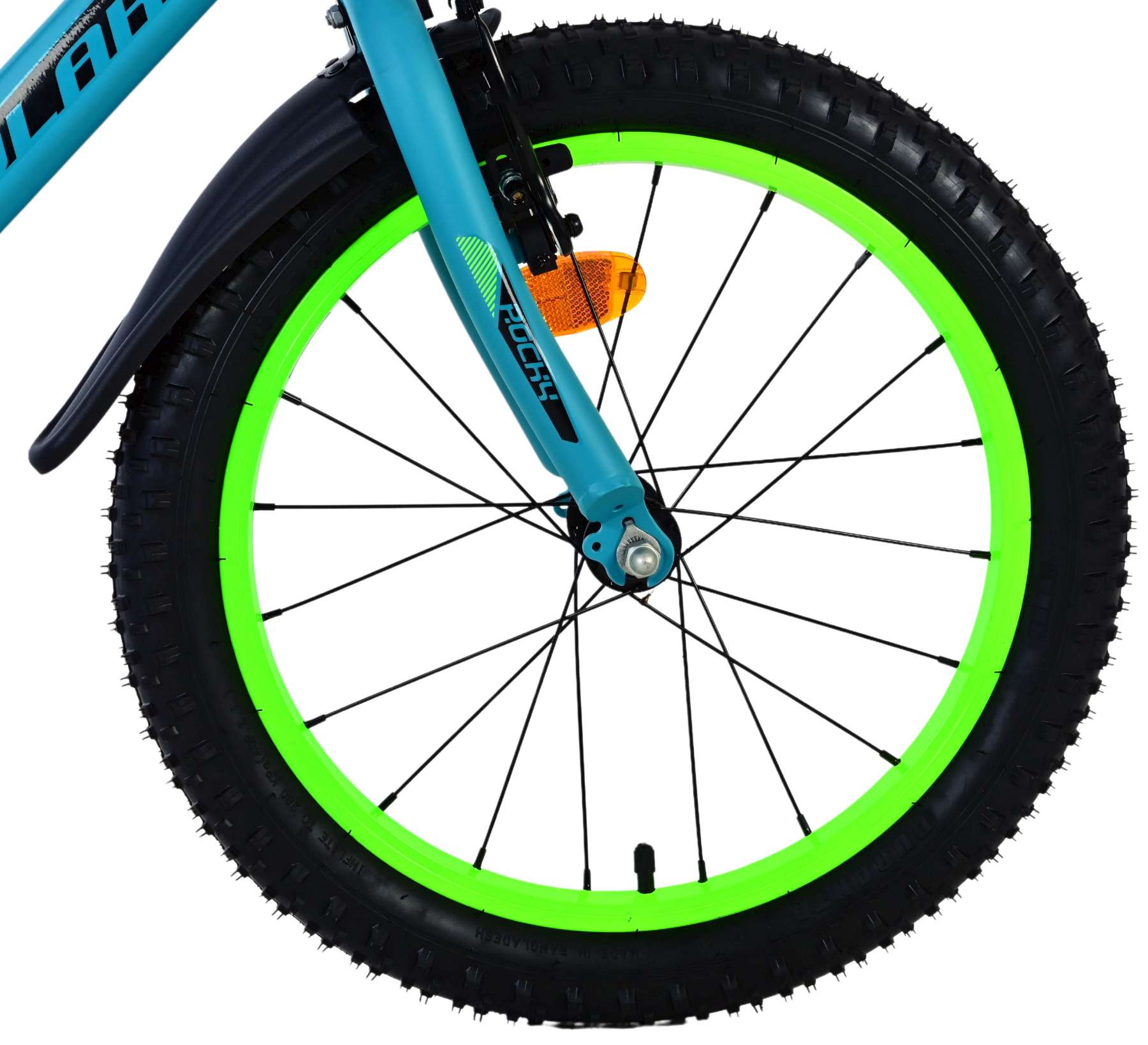 Volare Rocky Kinderfiets - Jongens - 18 inch - Groen 3 Volare Rocky Kinderfiets - Jongens - 18 inch - Groen - Afbeelding 3