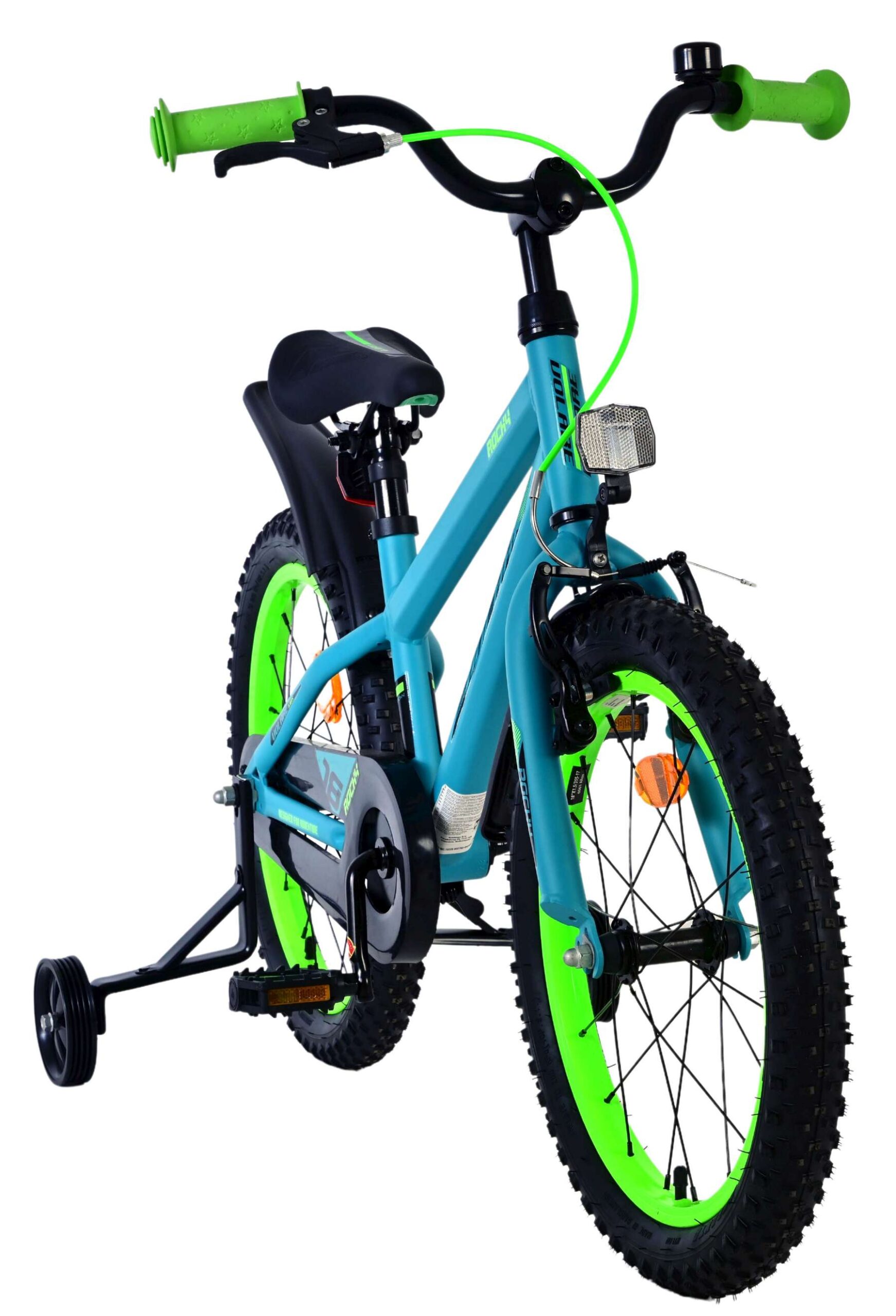 Volare Rocky Kinderfiets - Jongens - 18 inch - Groen 5 Volare Rocky Kinderfiets - Jongens - 18 inch - Groen - Afbeelding 5