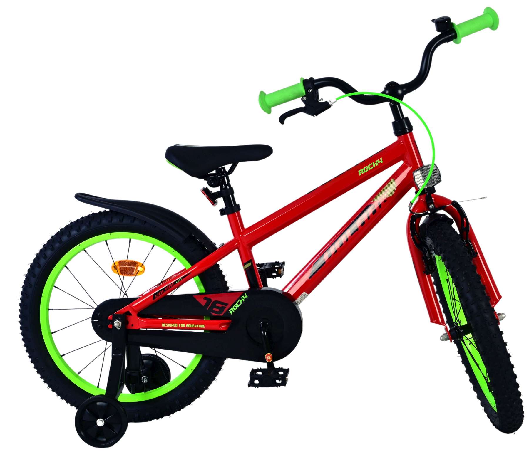 Volare Rocky Kinderfiets - Jongens - 18 inch - Rood 10 Volare Rocky Kinderfiets - Jongens - 18 inch - Rood - Afbeelding 10