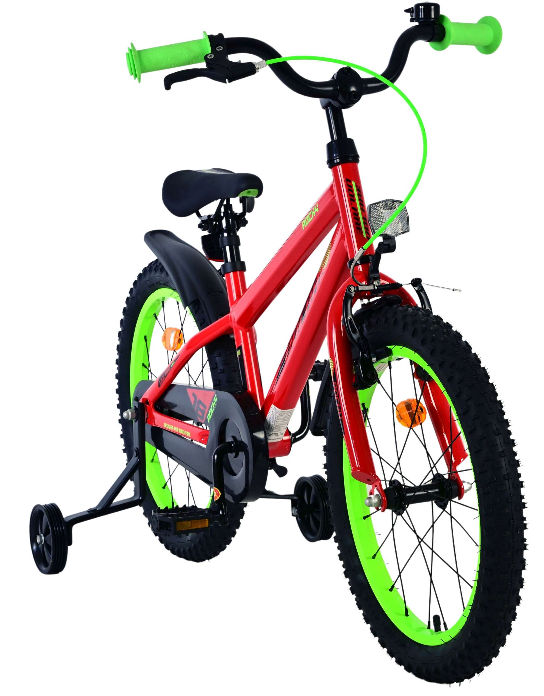 Volare Rocky Kinderfiets - Jongens - 18 inch - Rood 5 Volare Rocky Kinderfiets - Jongens - 18 inch - Rood - Afbeelding 5