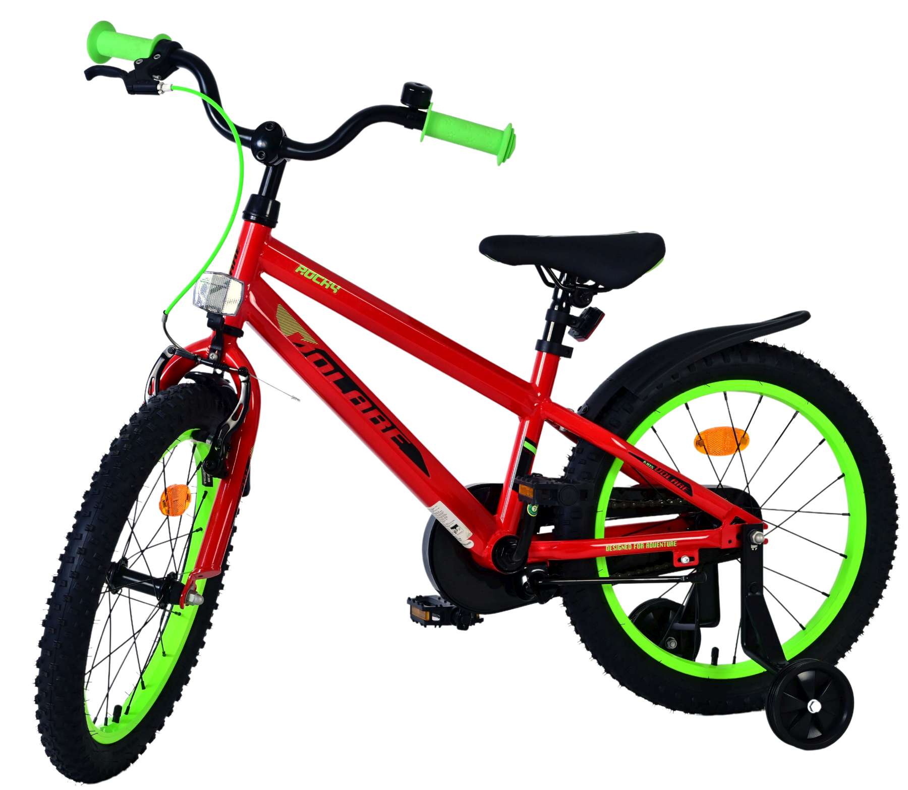 Volare Rocky Kinderfiets - Jongens - 18 inch - Rood 8 Volare Rocky Kinderfiets - Jongens - 18 inch - Rood - Afbeelding 8