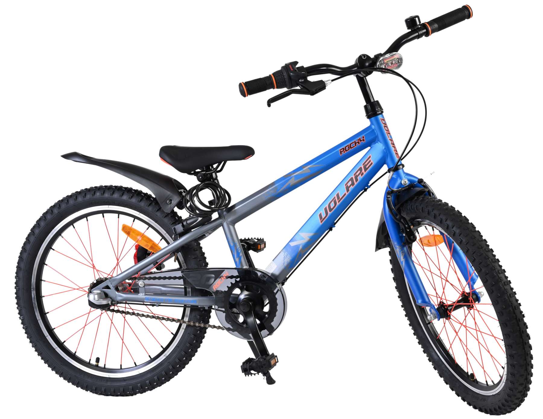 Volare Rocky Kinderfiets - 20 inch - 3 speed - Blauw/Grijs 11 Volare Rocky Kinderfiets - 20 inch - 3 speed - Blauw/Grijs - Afbeelding 11