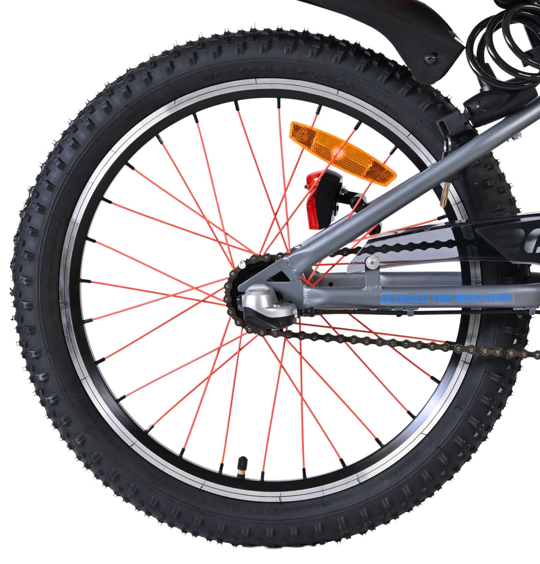 Volare Rocky Kinderfiets - 20 inch - 3 speed - Blauw/Grijs 2 Volare Rocky Kinderfiets - 20 inch - 3 speed - Blauw/Grijs - Afbeelding 2