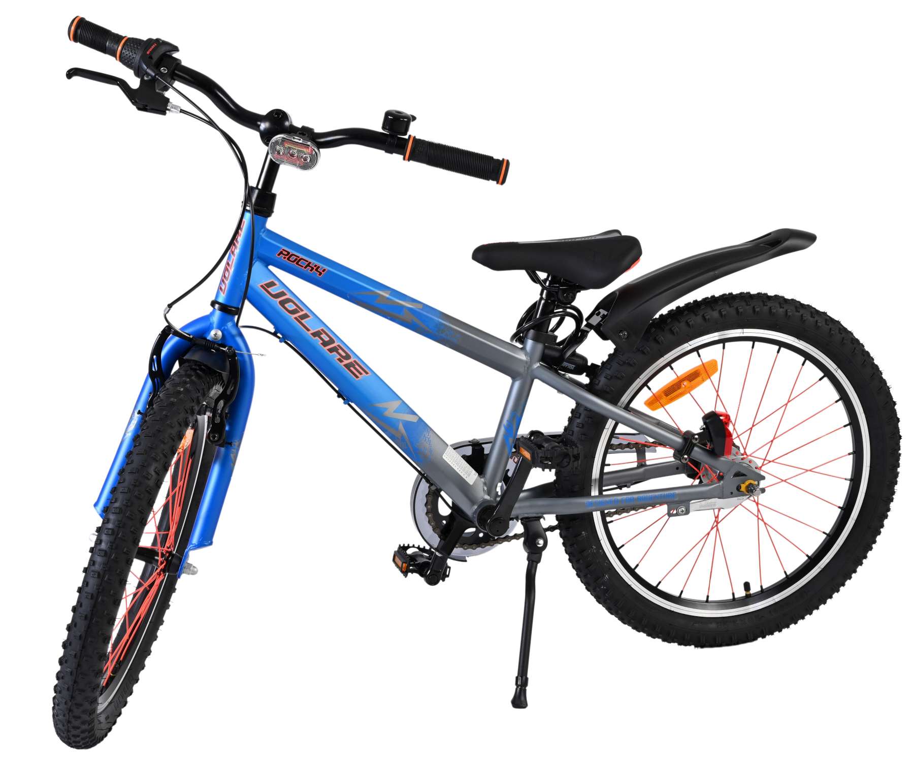 Volare Rocky Kinderfiets - 20 inch - 3 speed - Blauw/Grijs 9 Volare Rocky Kinderfiets - 20 inch - 3 speed - Blauw/Grijs - Afbeelding 9