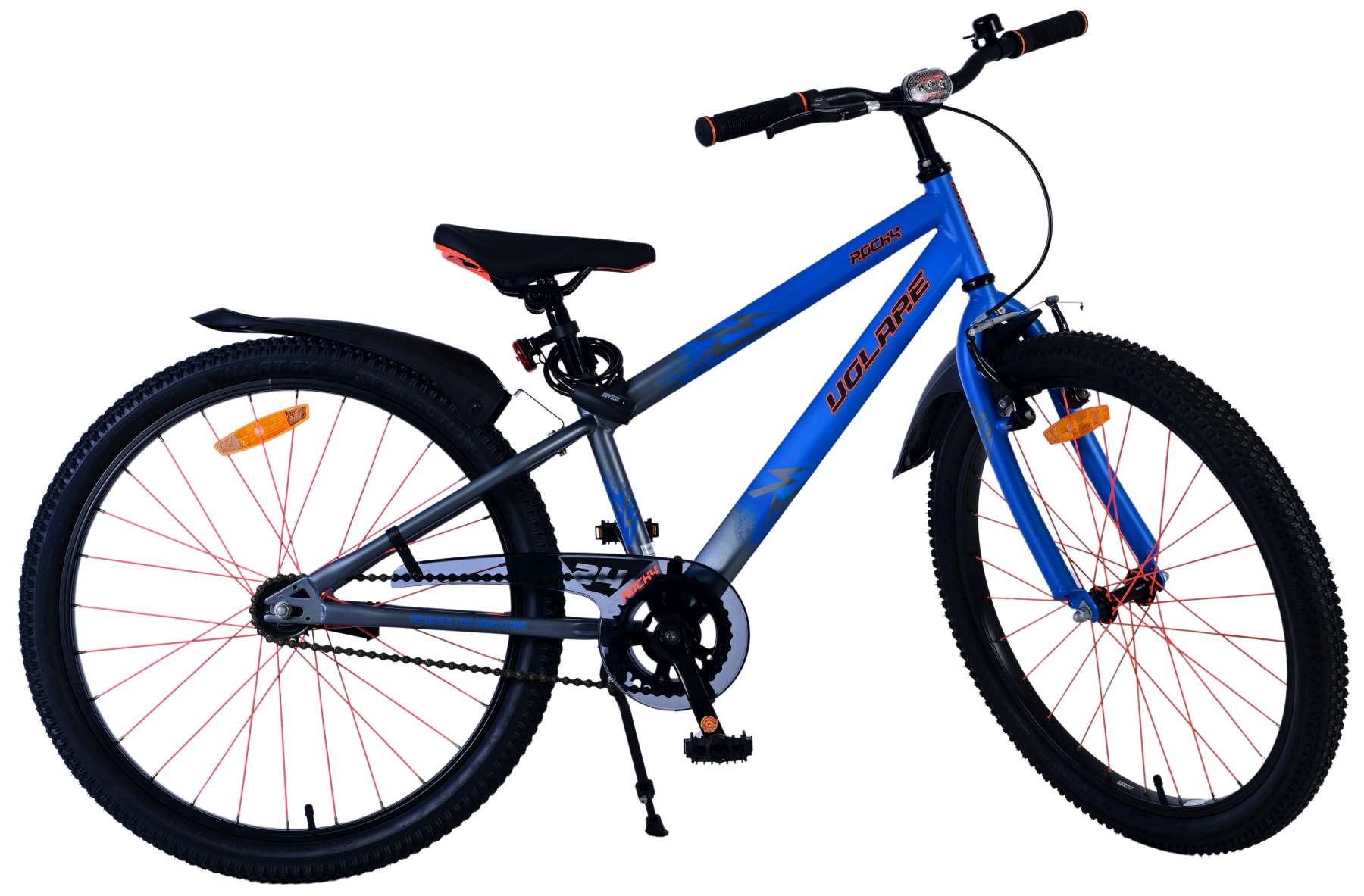 Volare Rocky Kinderfiets - Jongens - 24 inch - Blauw 10 Volare Rocky Kinderfiets - Jongens - 24 inch - Blauw - Afbeelding 10