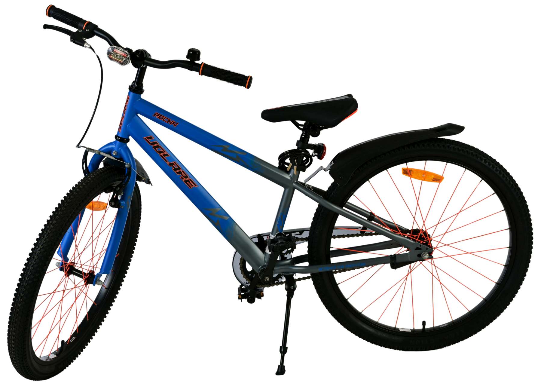 Volare Rocky Kinderfiets - Jongens - 24 inch - Blauw 8 Volare Rocky Kinderfiets - Jongens - 24 inch - Blauw - Afbeelding 8