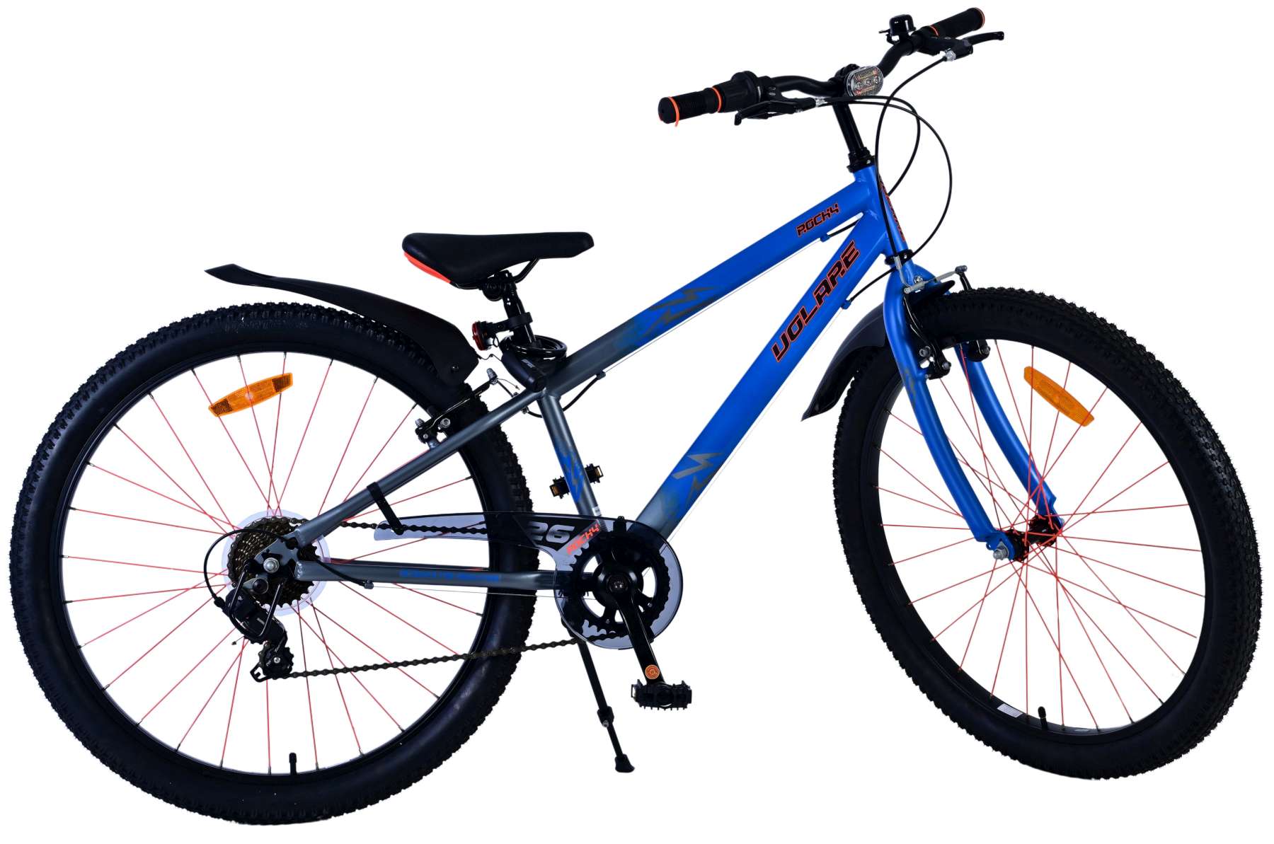 Volare Rocky Kinderfiets - 26 inch – Blauw – 7 versnellingen 11 Volare Rocky Kinderfiets - 26 inch – Blauw – 7 versnellingen - Afbeelding 11