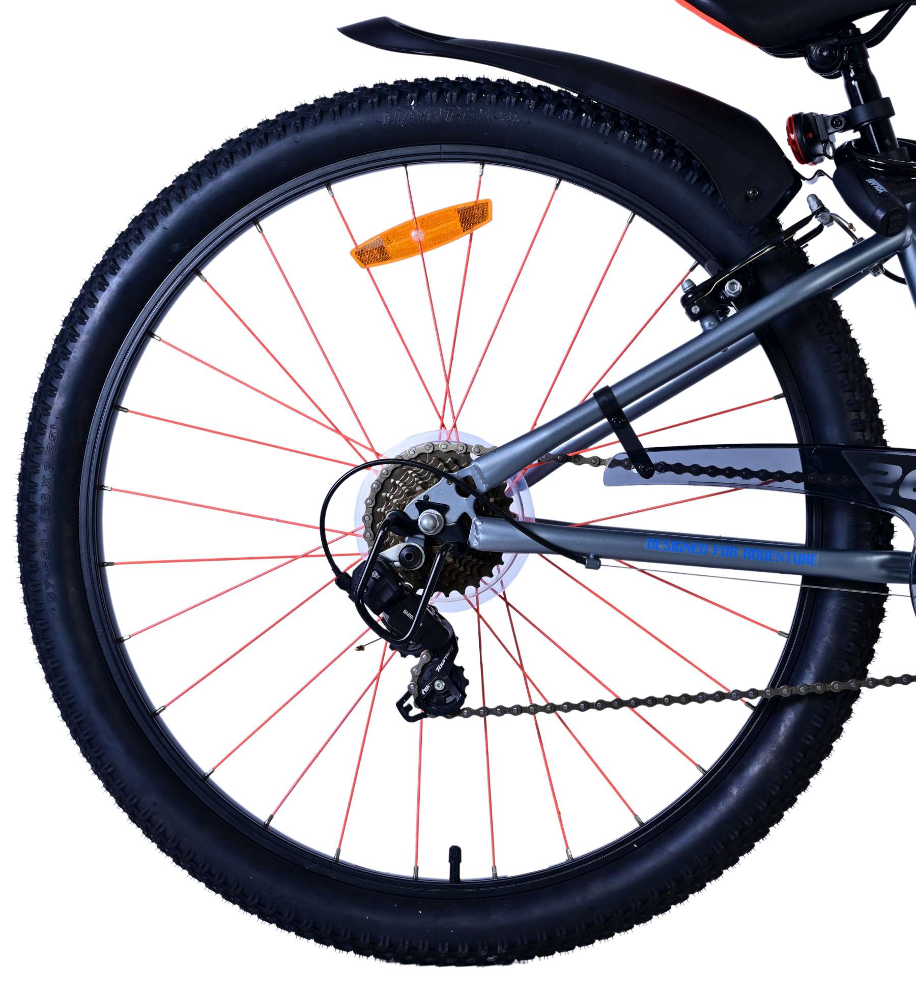 Volare Rocky Kinderfiets - 26 inch – Blauw – 7 versnellingen 2 Volare Rocky Kinderfiets - 26 inch – Blauw – 7 versnellingen - Afbeelding 2