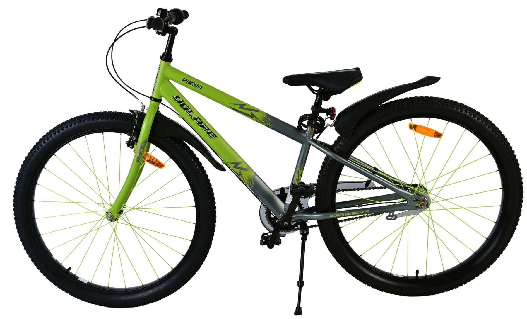 Volare Rocky Kinderfiets - 26 inch - Groen - Shimano 3 versnellingen 8 Volare Rocky Kinderfiets - 26 inch - Groen - Shimano 3 versnellingen - Afbeelding 8