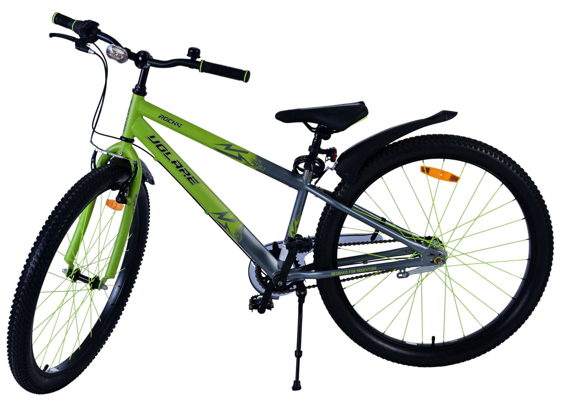 Volare Rocky Kinderfiets - 26 inch - Groen - Shimano 3 versnellingen 9 Volare Rocky Kinderfiets - 26 inch - Groen - Shimano 3 versnellingen - Afbeelding 9