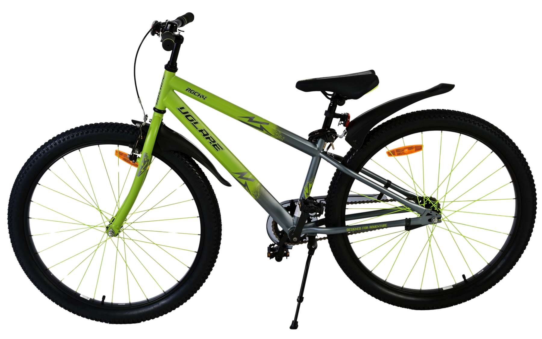 Volare Rocky Kinderfiets - Jongens - 26 inch - Groen 5 Volare Rocky Kinderfiets - Jongens - 26 inch - Groen - Afbeelding 5
