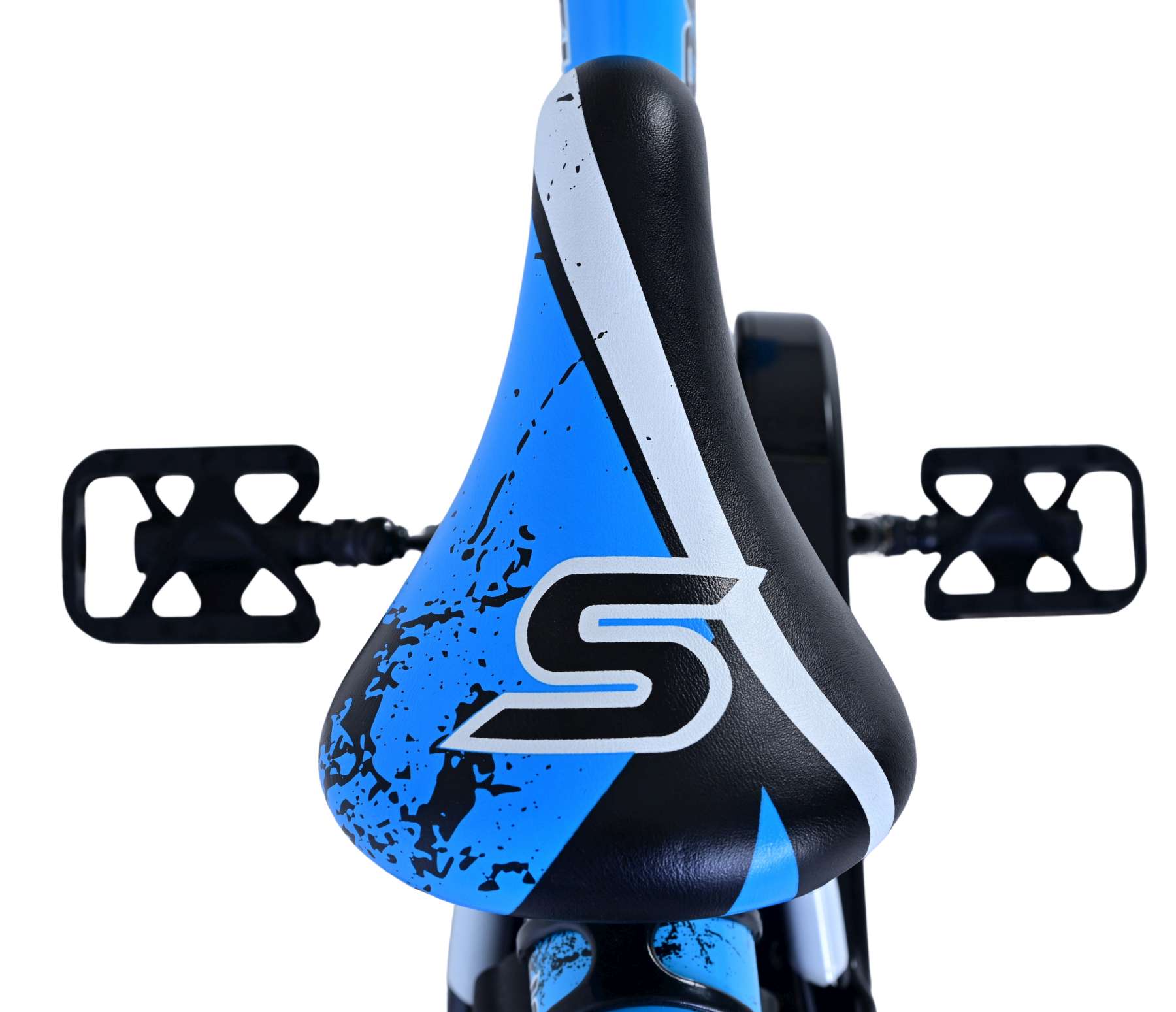 Volare Sportivo Kinderfiets - Jongens - 12 inch - Blauw Zwart 4 Volare Sportivo Kinderfiets - Jongens - 12 inch - Blauw Zwart - Afbeelding 4