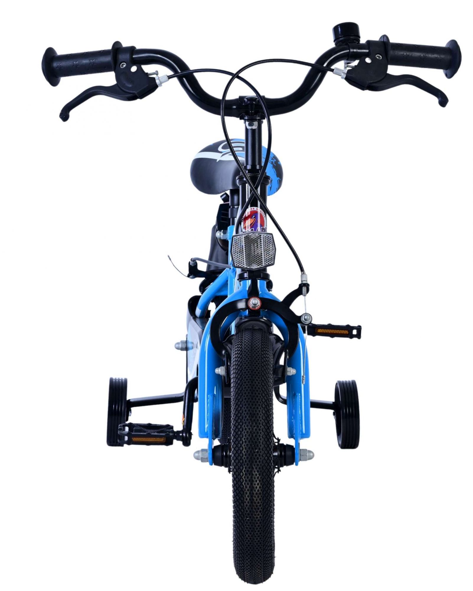 Volare Sportivo Kinderfiets - Jongens - 12 inch - Blauw Zwart - Twee Handremmen 6 Volare Sportivo Kinderfiets - Jongens - 12 inch - Blauw Zwart - Twee Handremmen - Afbeelding 6