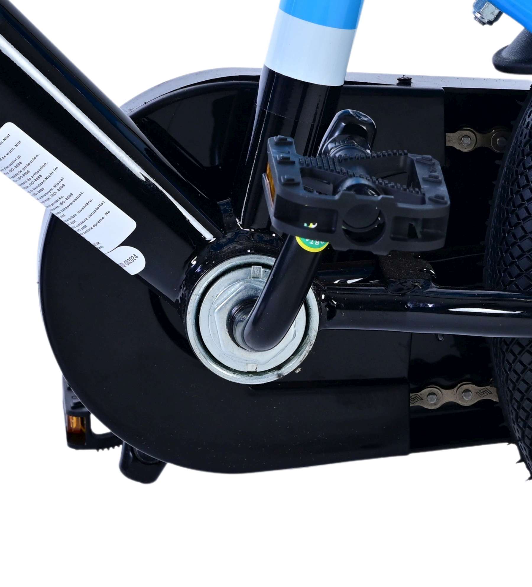 Volare Sportivo Kinderfiets - Jongens - 12 inch - Blauw Zwart - Twee Handremmen 9 Volare Sportivo Kinderfiets - Jongens - 12 inch - Blauw Zwart - Twee Handremmen - Afbeelding 9