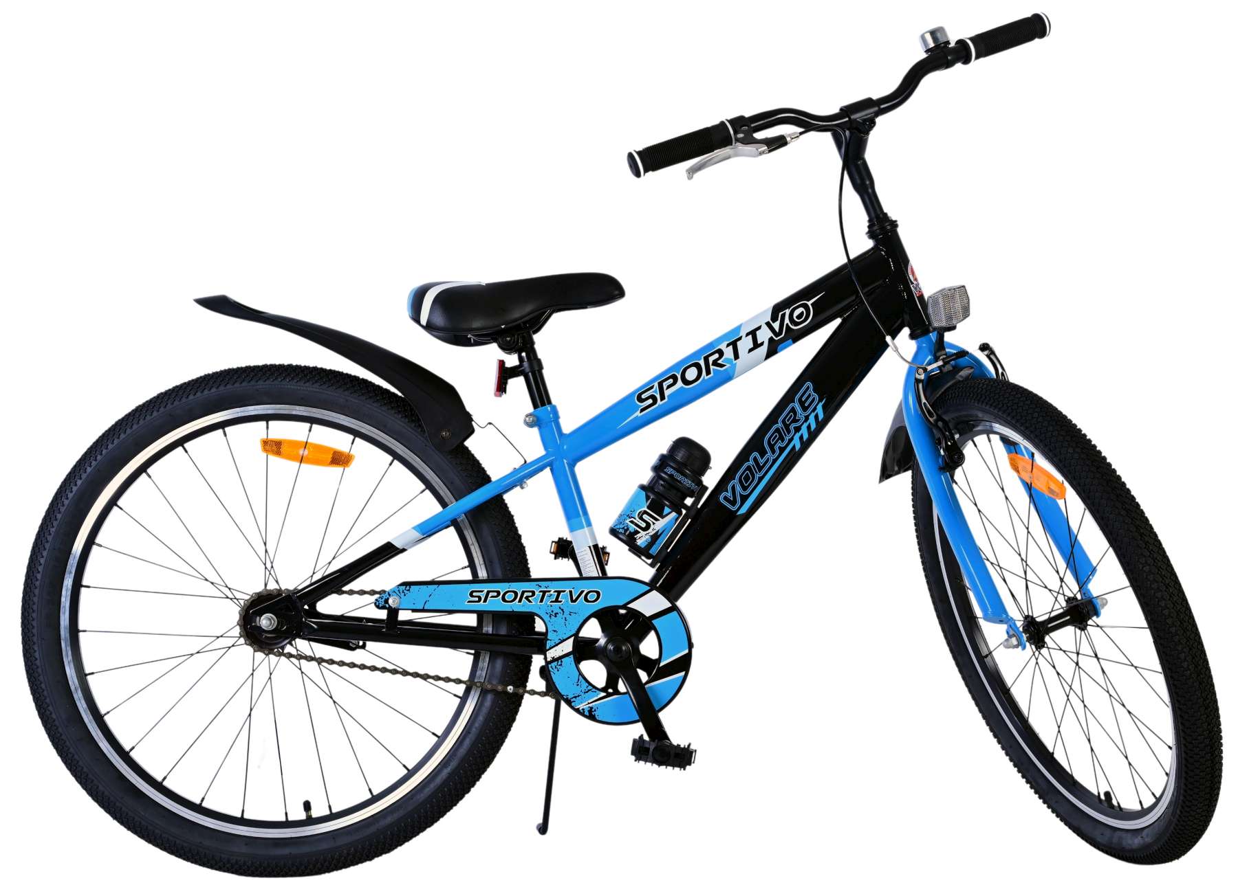 Volare Sportivo Kinderfiets - Jongens - 24 inch - Zwart Blauw 10 Volare Sportivo Kinderfiets - Jongens - 24 inch - Zwart Blauw - Afbeelding 10