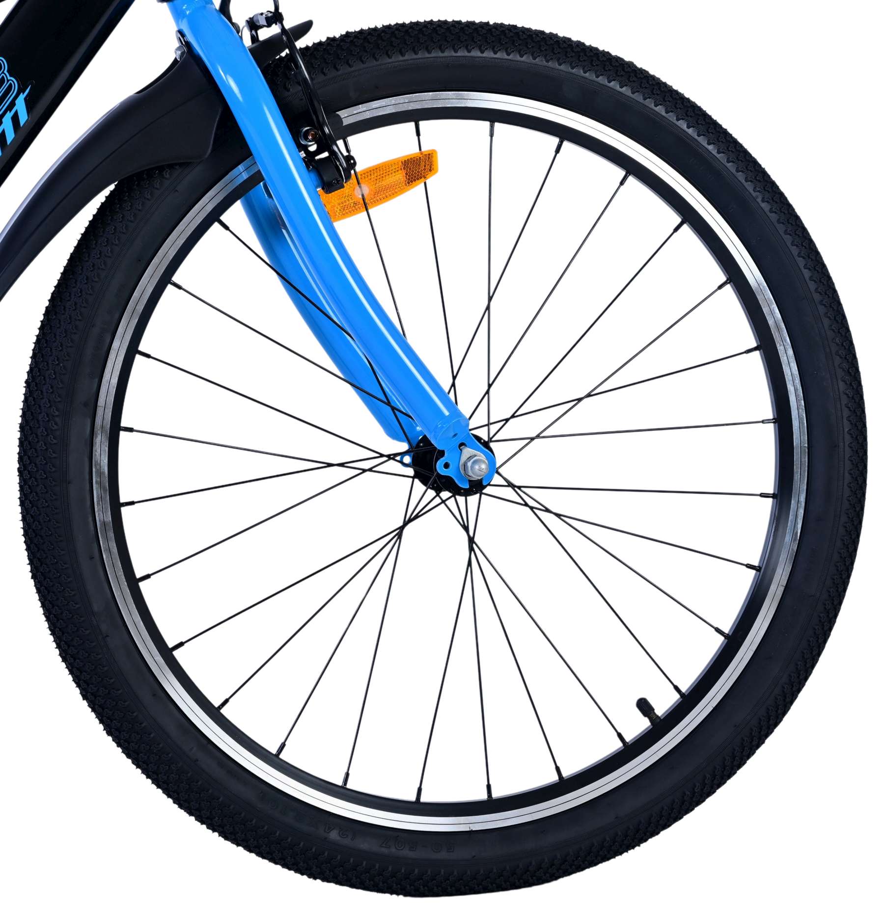 Volare Sportivo Kinderfiets - Jongens - 24 inch - Zwart Blauw - Twee Handremmen 3 Volare Sportivo Kinderfiets - Jongens - 24 inch - Zwart Blauw - Twee Handremmen - Afbeelding 3