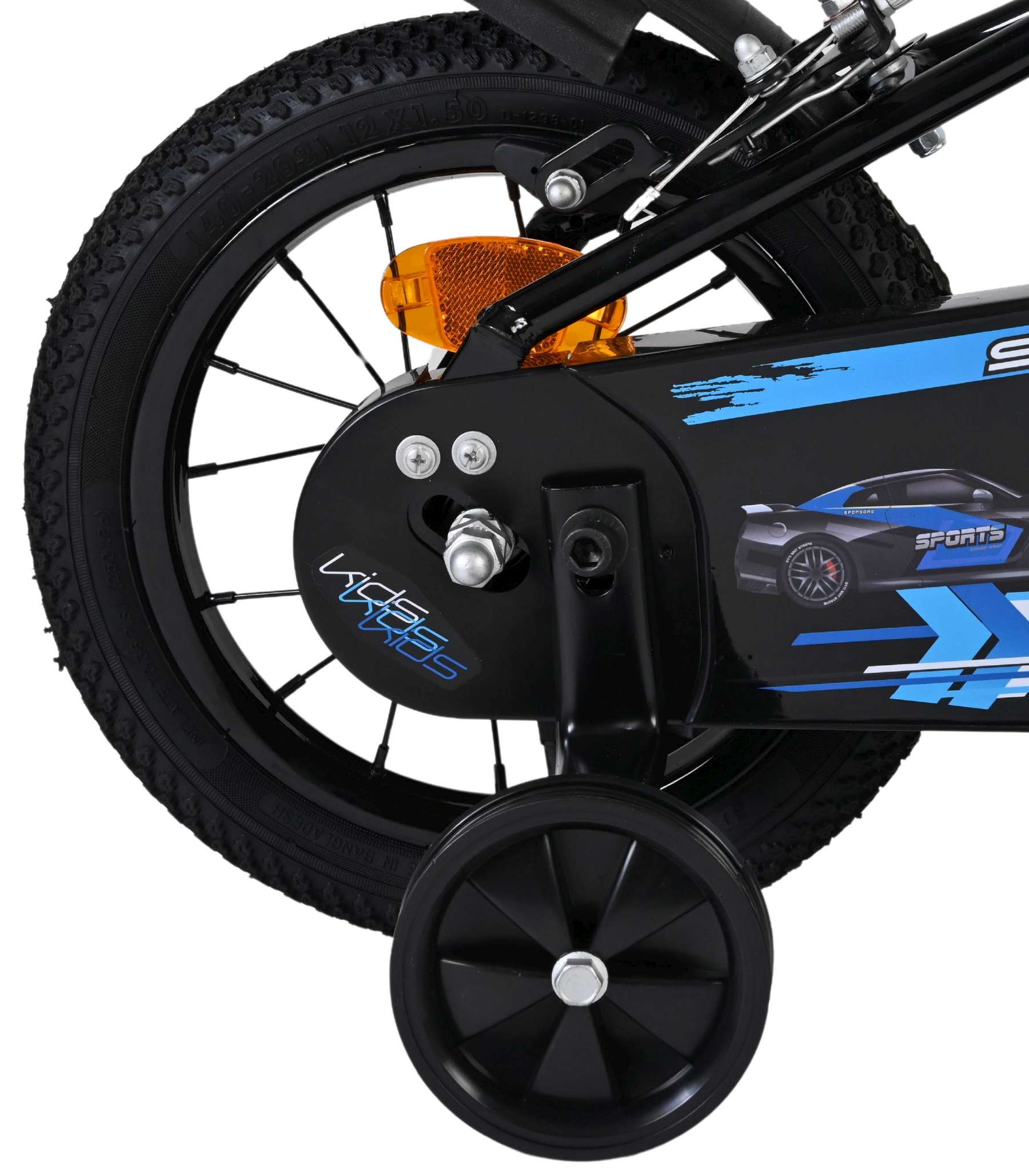 Volare Super GT Kinderfiets - Jongens - 12 inch - Blauw - Twee handremmen 2 Volare Super GT Kinderfiets - Jongens - 12 inch - Blauw - Twee handremmen - Afbeelding 2