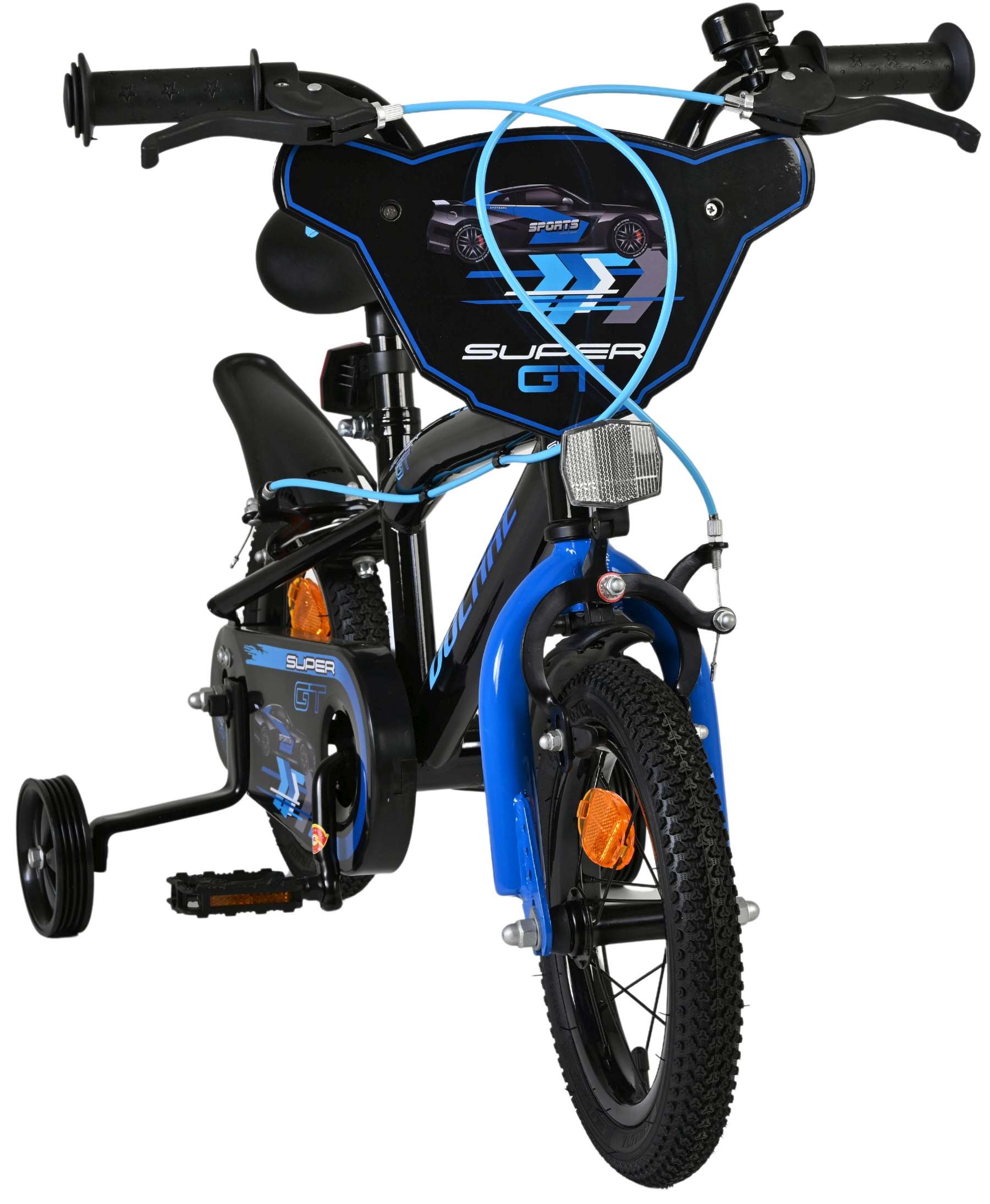 Volare Super GT Kinderfiets - Jongens - 12 inch - Blauw - Twee handremmen 5 Volare Super GT Kinderfiets - Jongens - 12 inch - Blauw - Twee handremmen - Afbeelding 5