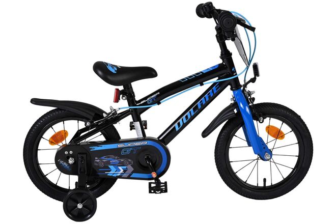 Volare Super GT Kinderfiets - Jongens - 14 inch - Blauw - Twee handremmen 1 Volare Super GT Kinderfiets - Jongens - 14 inch - Blauw - Twee handremmen