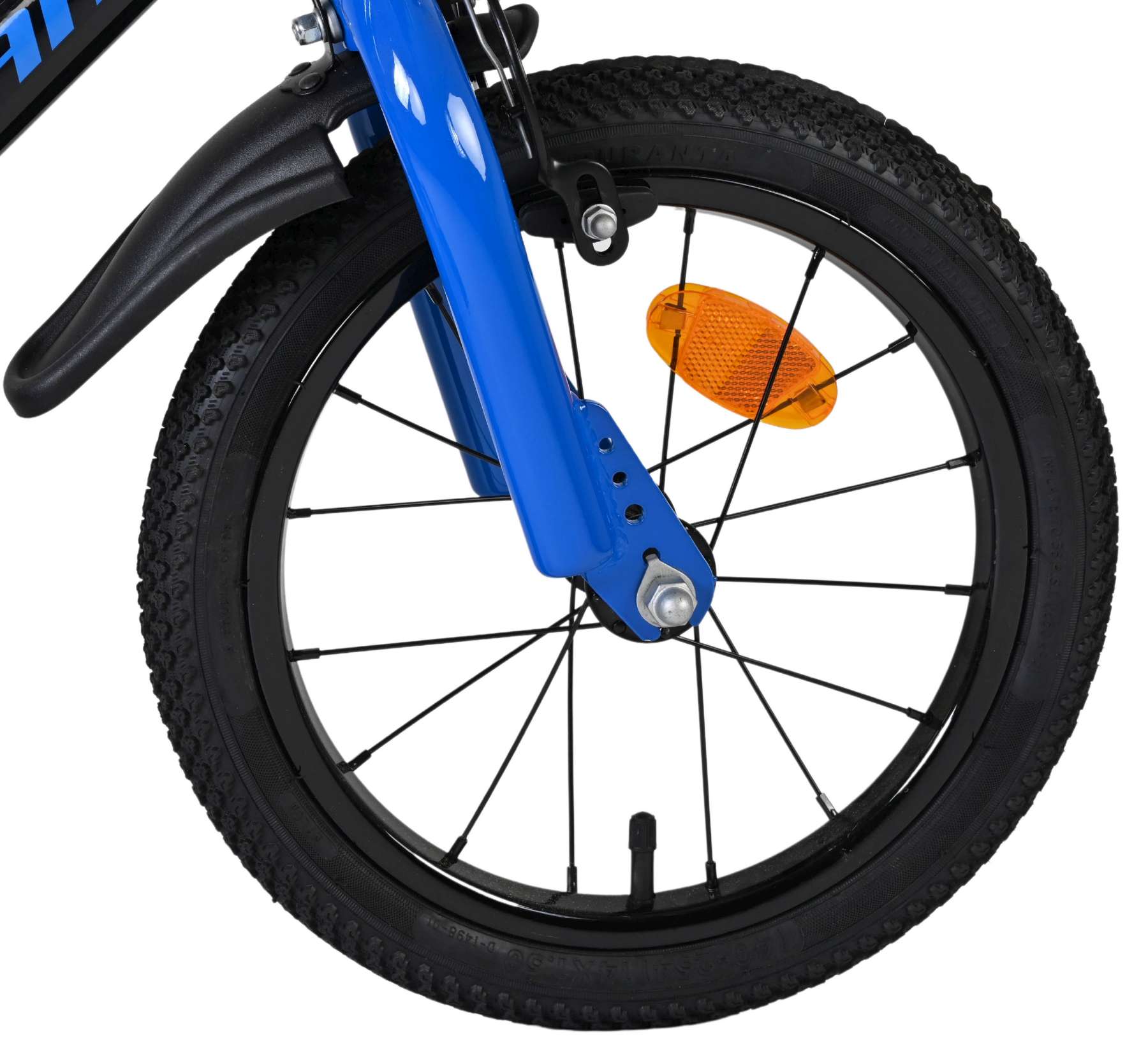 Volare Super GT Kinderfiets - Jongens - 14 inch - Blauw - Twee handremmen 3 Volare Super GT Kinderfiets - Jongens - 14 inch - Blauw - Twee handremmen - Afbeelding 3