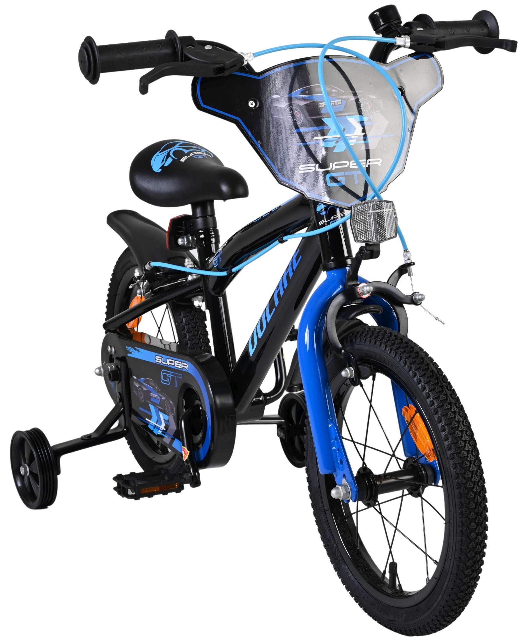 Volare Super GT Kinderfiets - Jongens - 14 inch - Blauw - Twee handremmen 5 Volare Super GT Kinderfiets - Jongens - 14 inch - Blauw - Twee handremmen - Afbeelding 5
