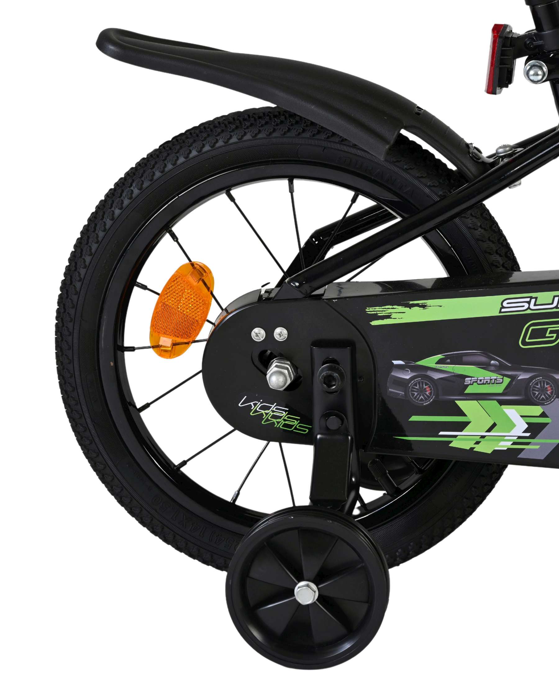 Volare Super GT Kinderfiets - Jongens - 14 inch - Groen 2 Volare Super GT Kinderfiets - Jongens - 14 inch - Groen - Afbeelding 2